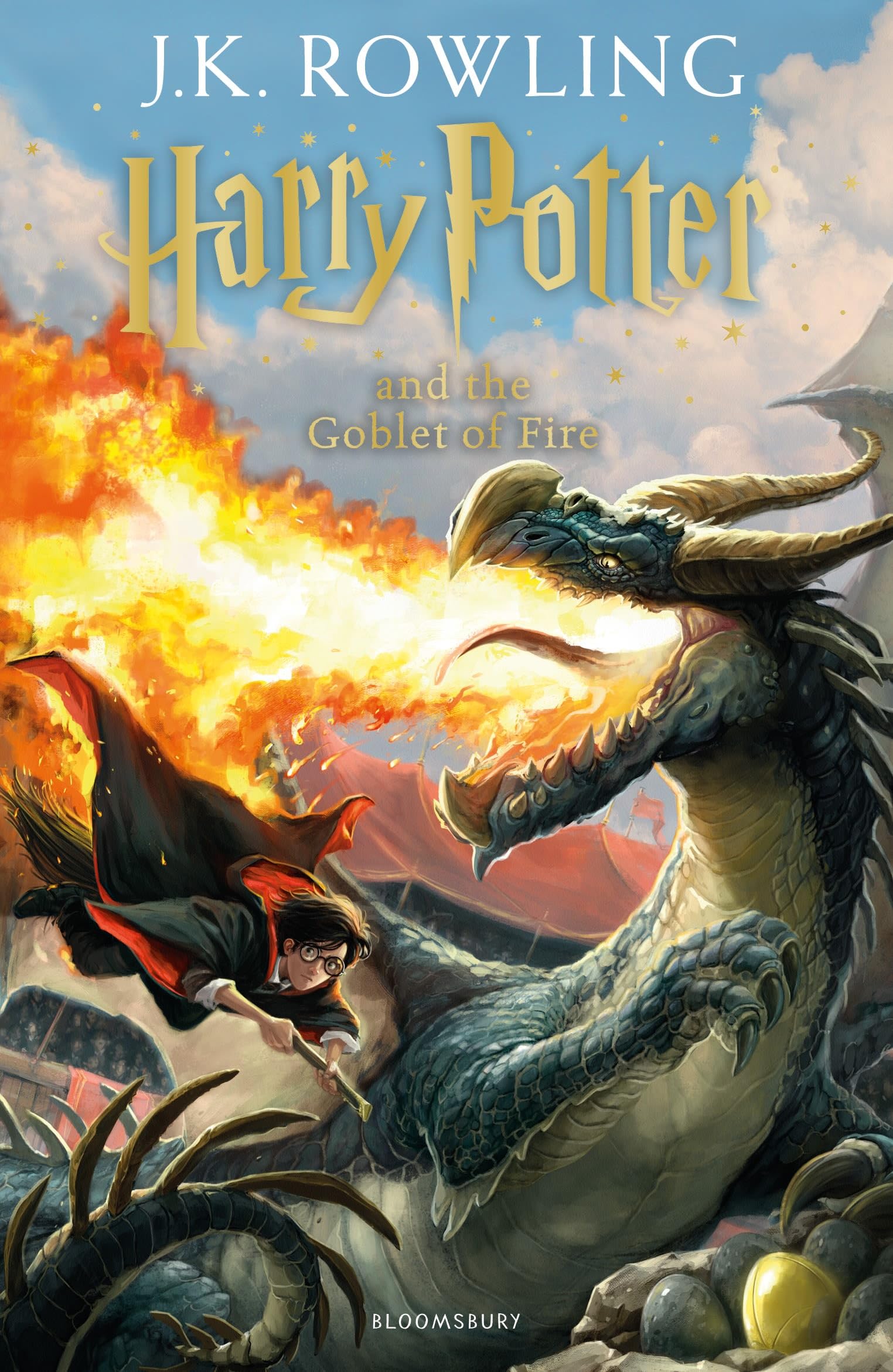 Bloomsbury Harry Potter and the Goblet of Fire Paperback by J.K. Rowling | Chapter Book 1