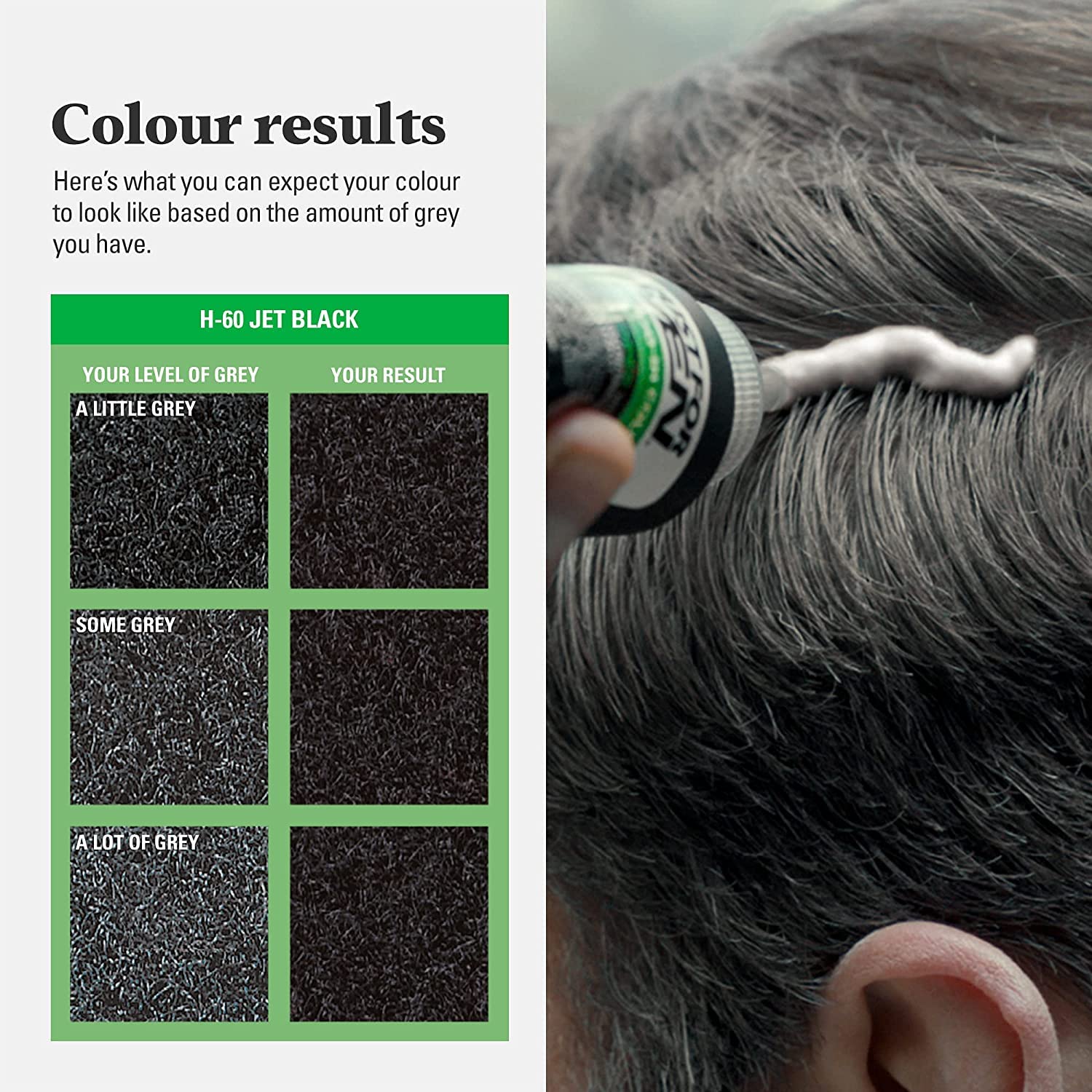 Just For Men Original Formula Jet Black Hair Dye - Shampoo-In Permanent Colour (H60) 5