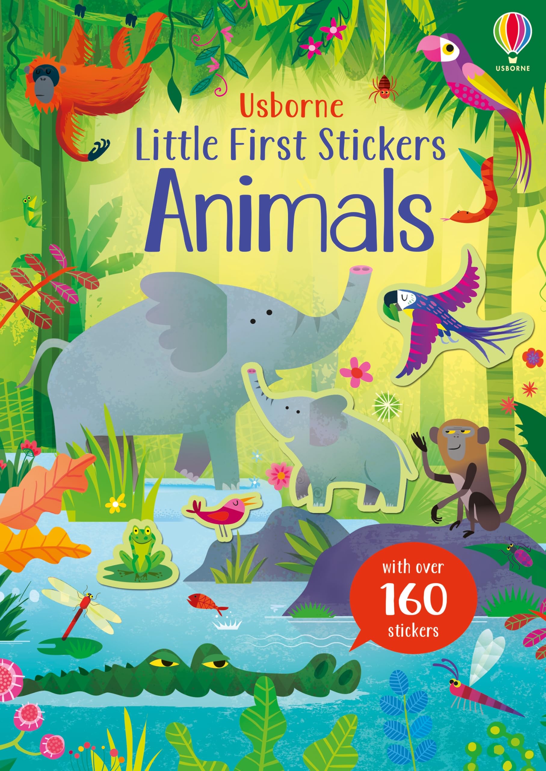 Usborne Little First Stickers Animals: 1 - Over 160 Stickers | Ages 2-3 | 24 Pages 1