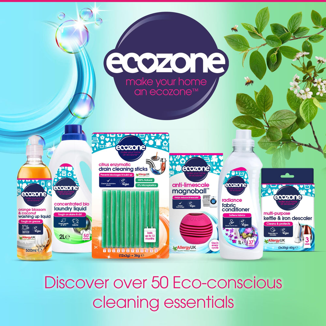 Ecozone Magnoloo Anti Limescale Treatment for Toilets - Pack of 2