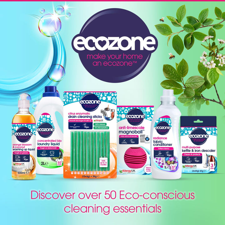 Ecozone Magnoloo Anti Limescale Treatment for Toilets - Pack of 2