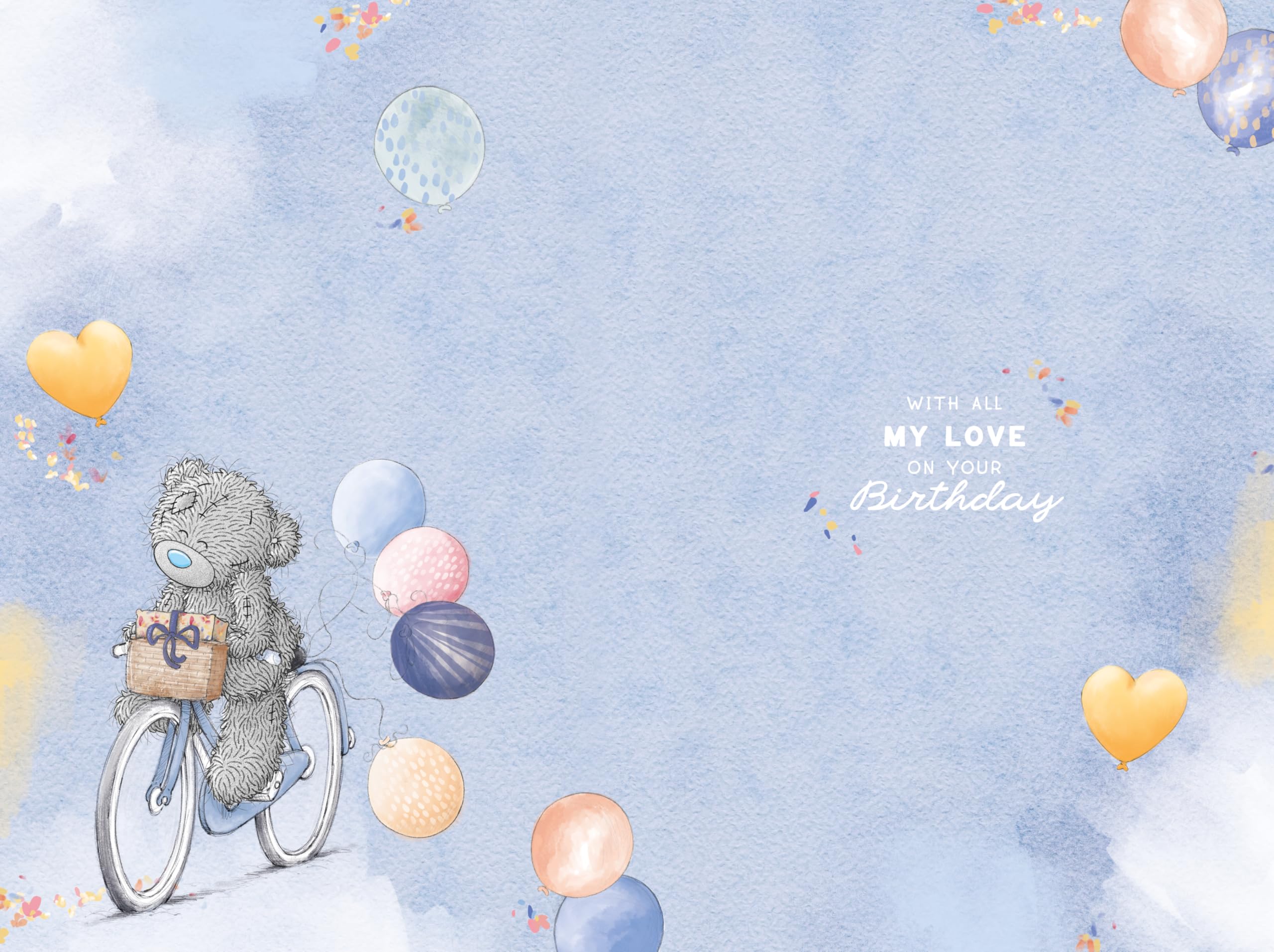 Me To You Tatty Teddy Gorgeous Husband Luxury Gold Foil Birthday Card | 6 x 9 Inches