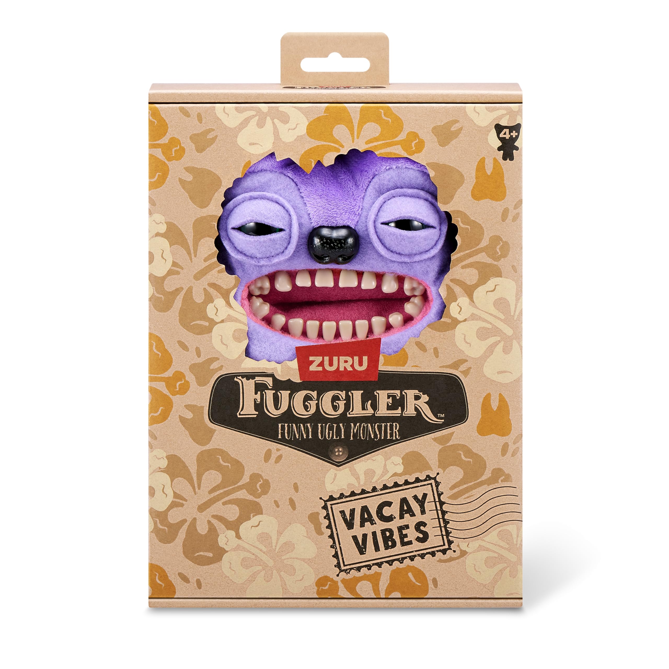 Fuggler Vacay Vibes - Funny Ugly Monster Plush Collectible Toy (Greedy Grinner - Purple) 6