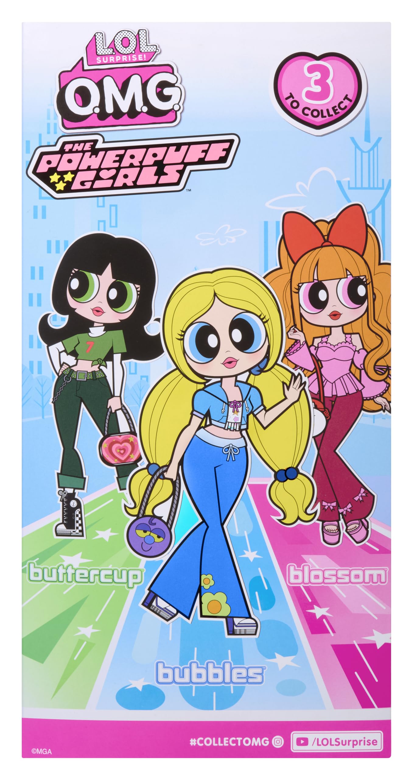 L.O.L. Surprise! OMG The Powerpuff Girls Doll - Bubbles | 13 inches | Unisex Children 9