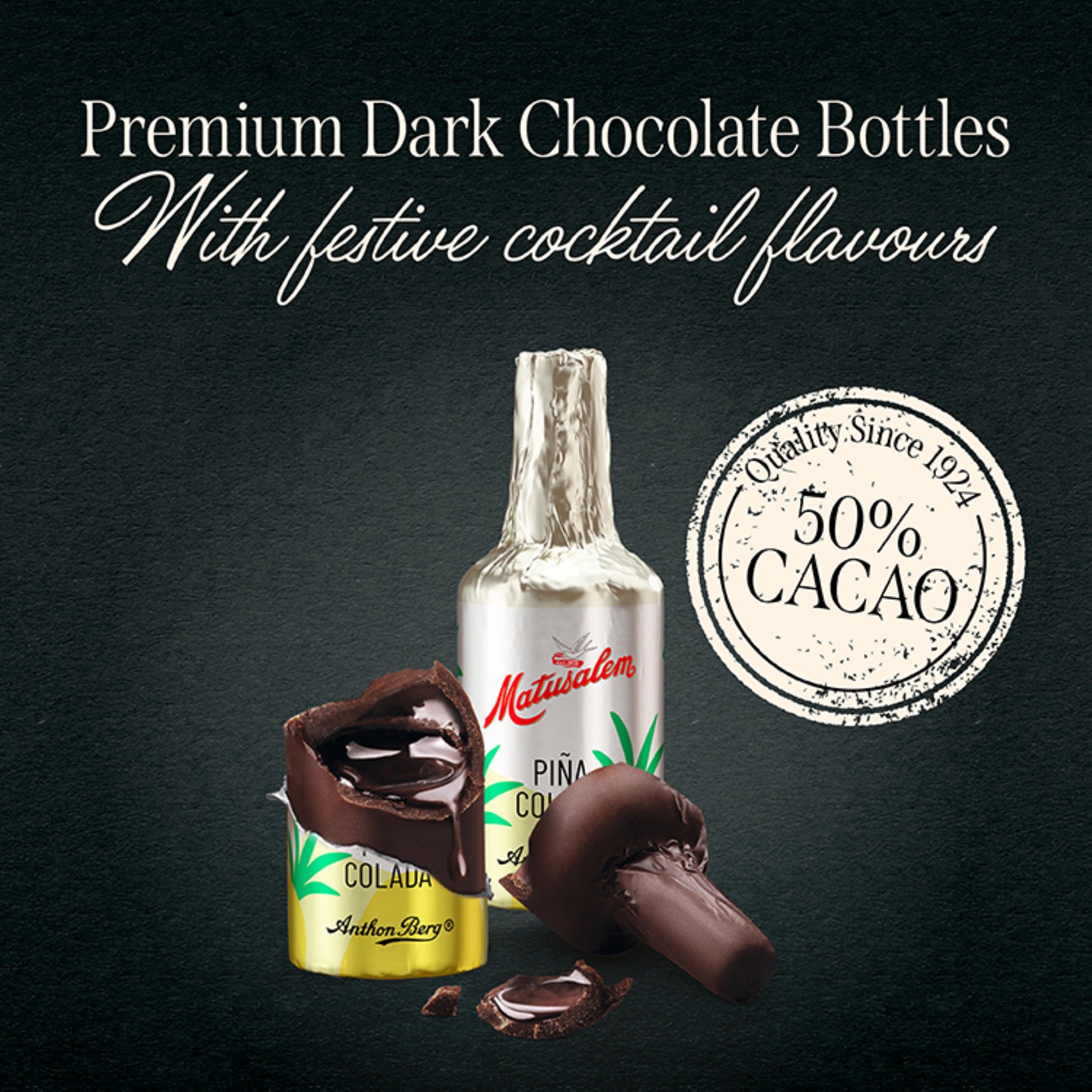 Anthon Berg 12 Dark Chocolate Cocktails with Famous Spirits Liqueurs 6