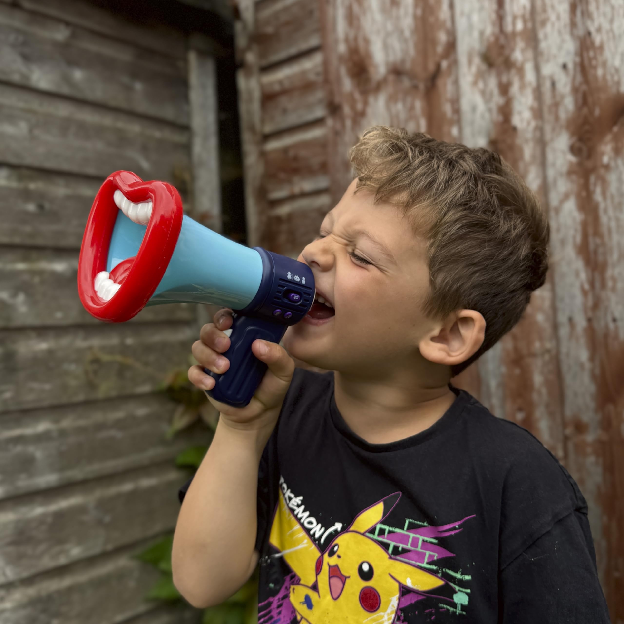 Funtime Gifts Loudmouth Electronic Voice Changer - 3 Modes, Record/Laughter Function | Ages 3+ 7