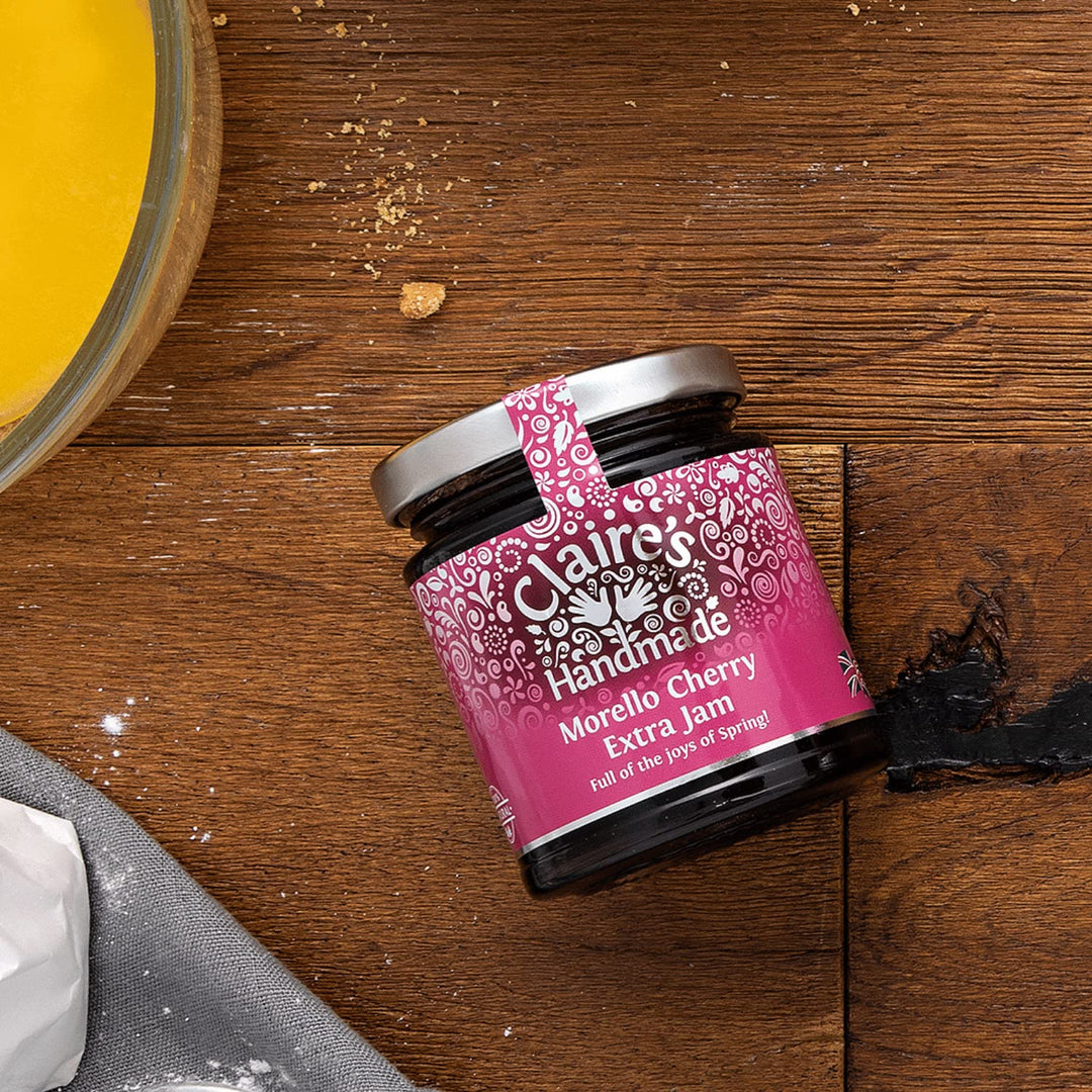 Claire's Handmade Morello Cherry Extra Jam - Award-Winning Fruit Preserve