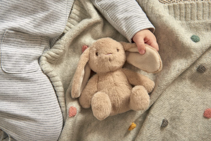 Mamas & Papas Welcome to the World Bunny Beanie Toy - Plush Stuffed Animal for Newborns