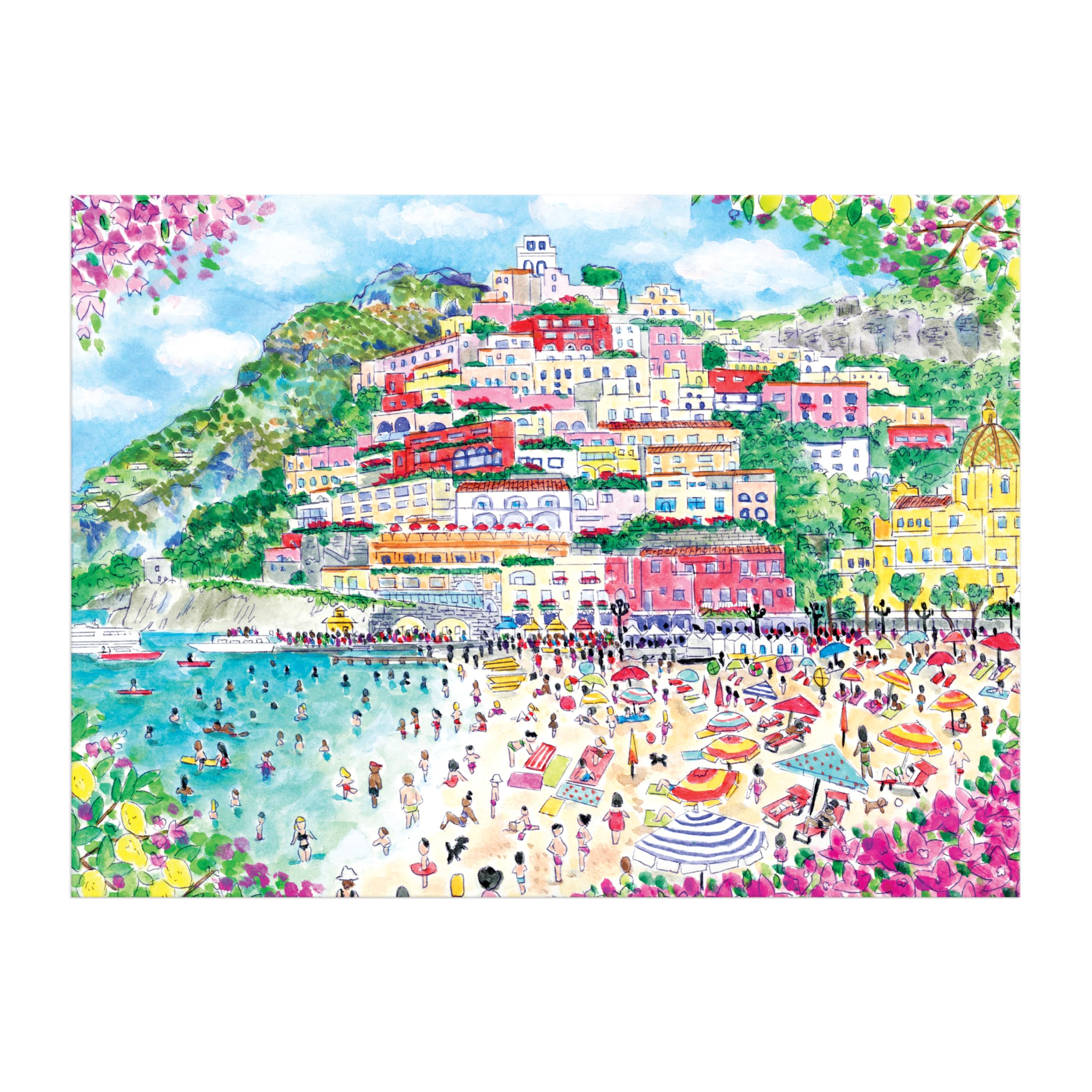 Galison Coast of Italy - 1000 Piece Michael Storrings Jigsaw Puzzle 9