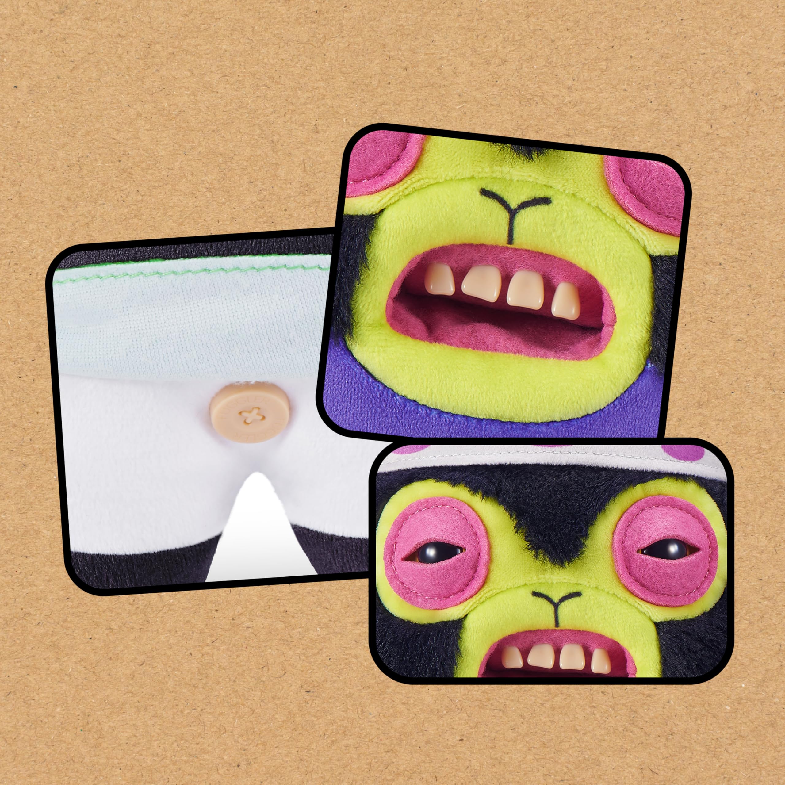 Fuggler Powerpuff Girls Mojo Jojo 9-Inch Plush Toy by ZURU | Polyester | Unisex 6