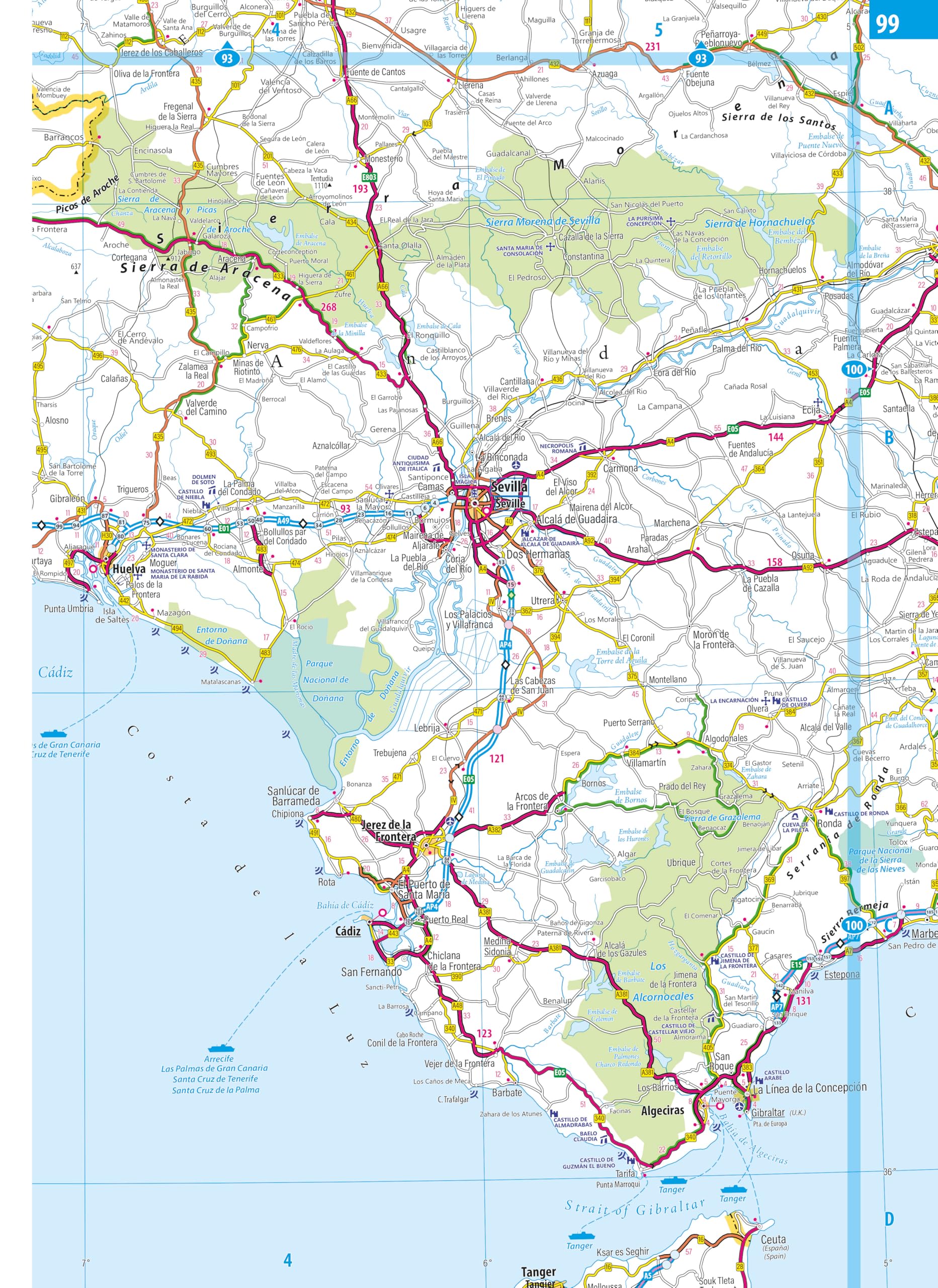 Philip's 2027 Big Road Atlas of Europe - Easy-Read Mapping | A3 Spiral Edition 6