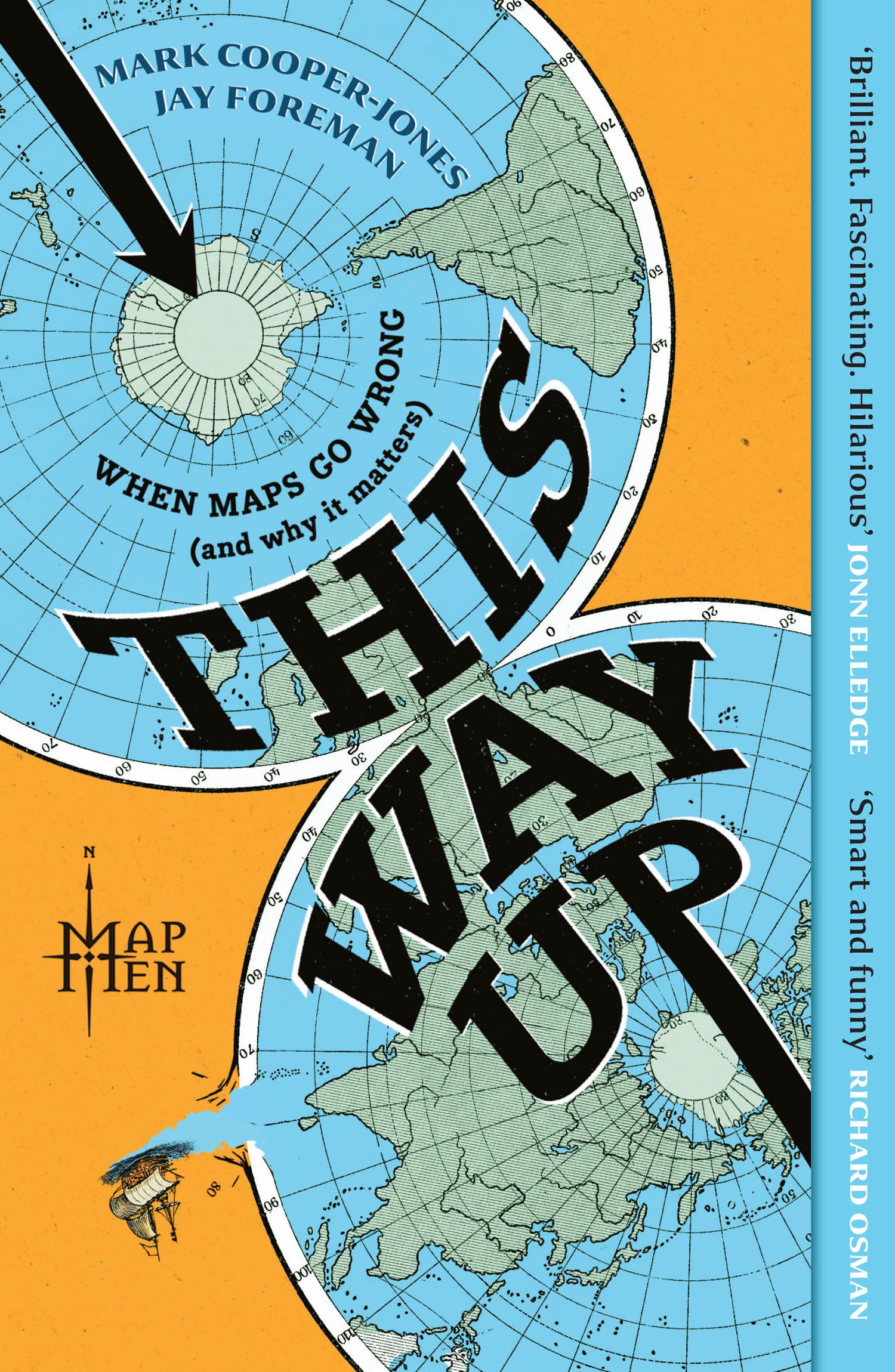 Map Men - This Way Up: The Best Wrong Maps | Reference Paperback