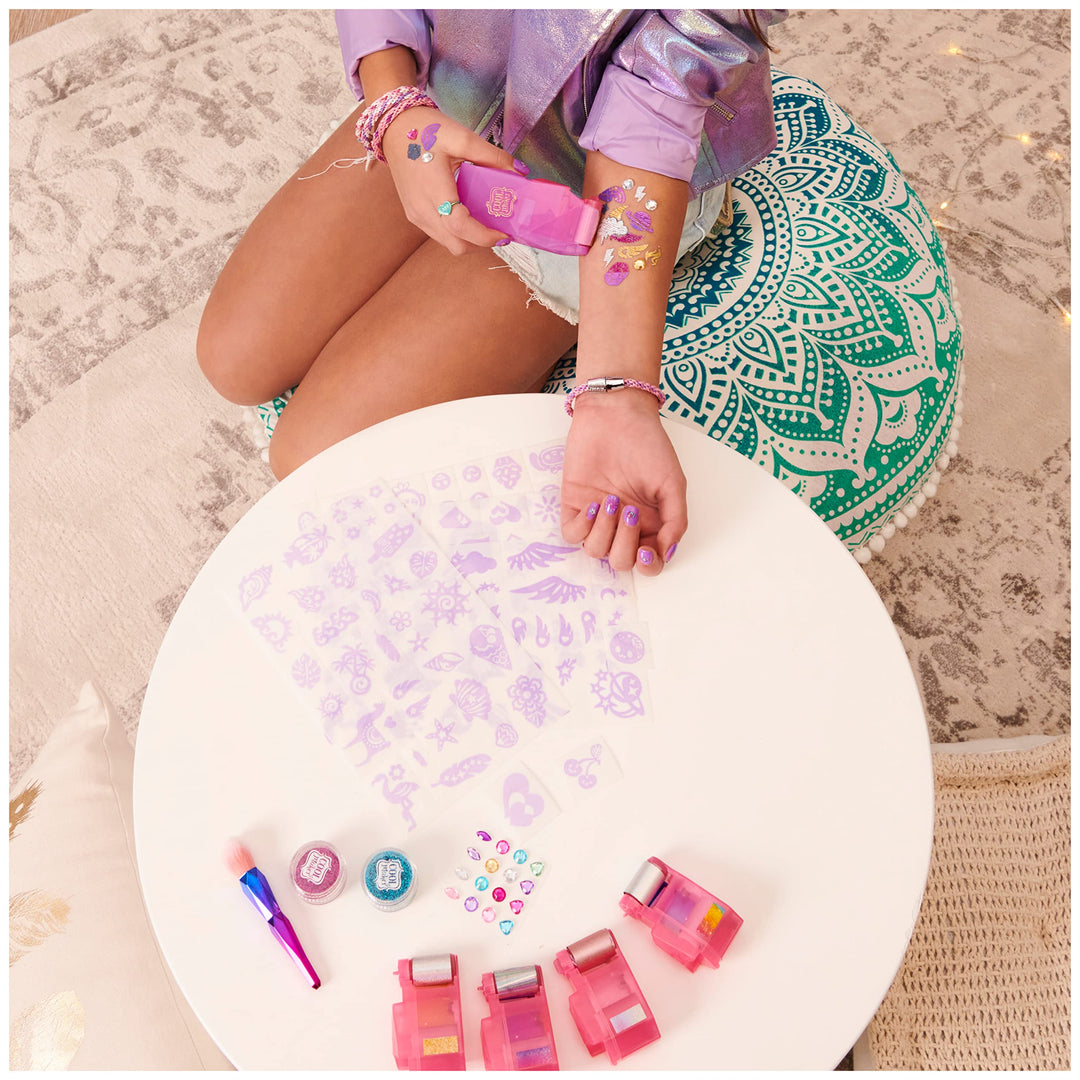 Cool Maker Shimmer Me Body Art Roller Kit with 4 Metallic Foils & 180 Designs