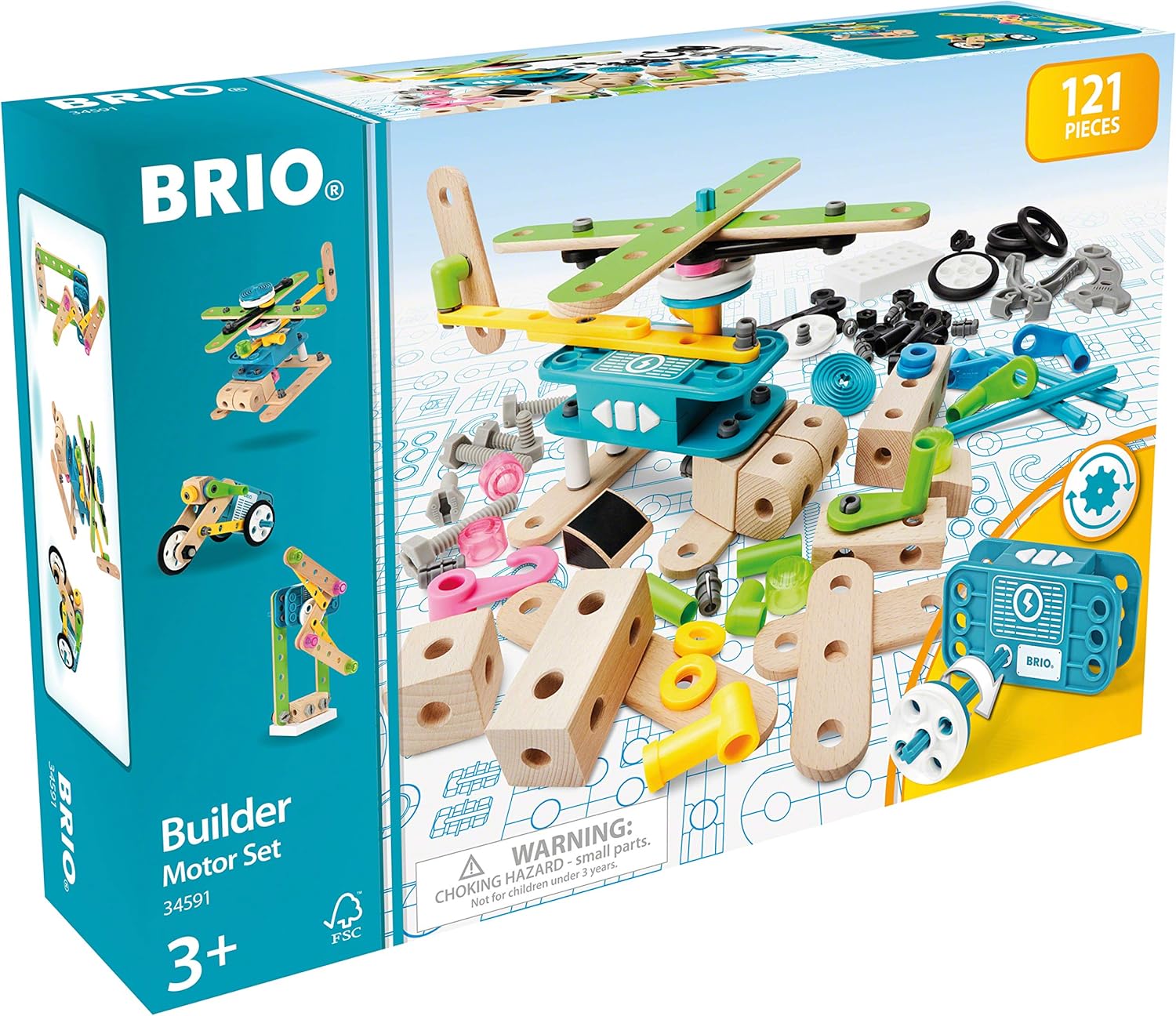 BRIO Builder Motor Construction Set - STEM Building Toy for Ages 3+ 17