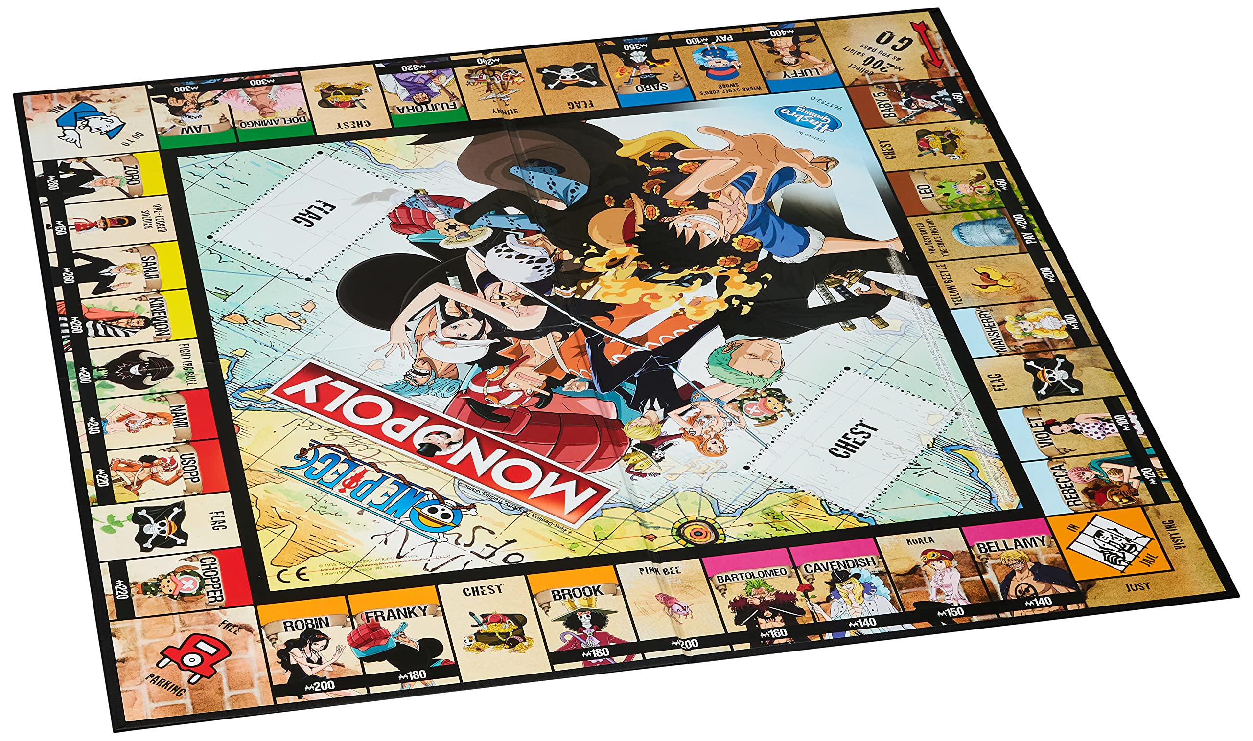 Winning Moves One Piece Monopoly Board Game - Dressrosa Edition 9