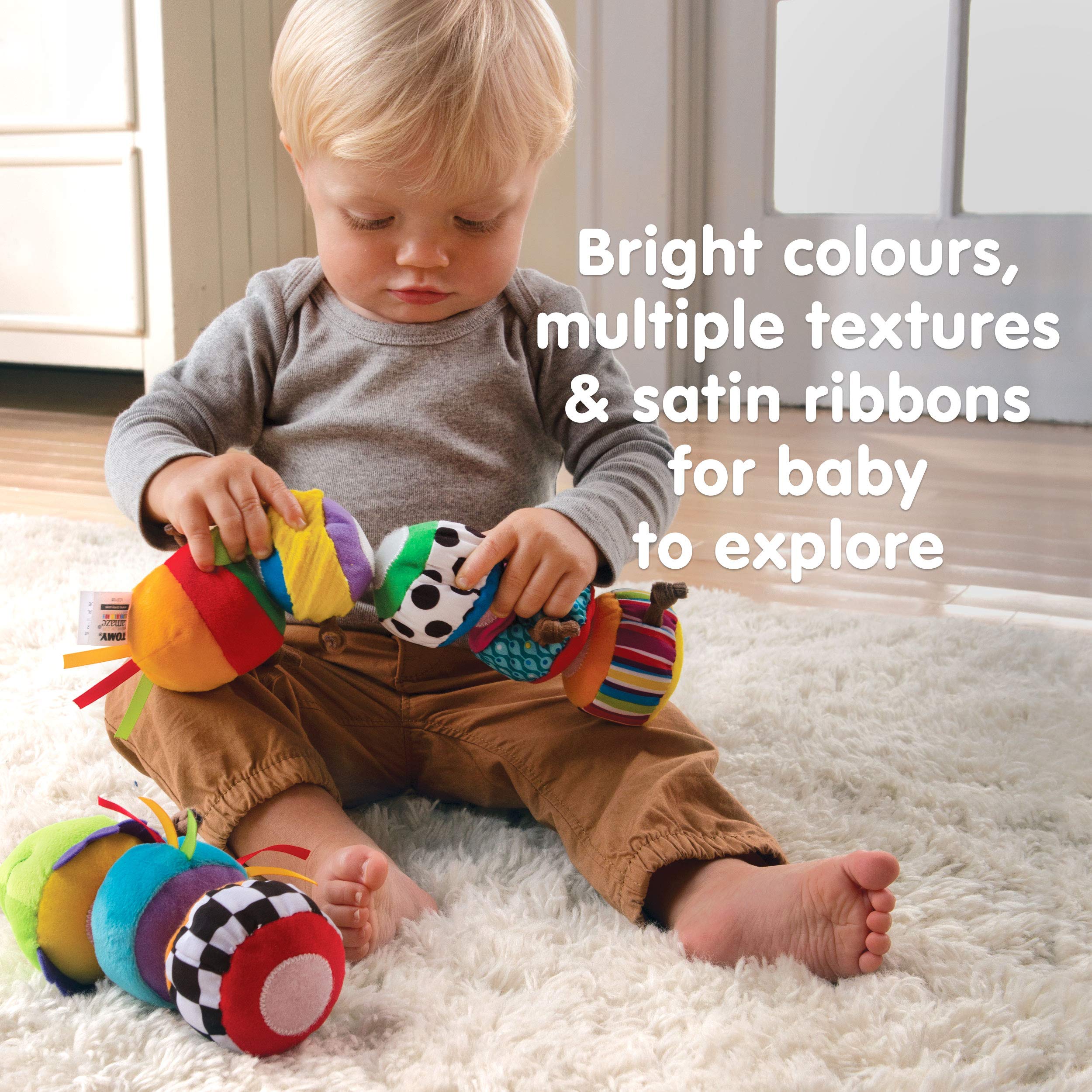 Lamaze Mix & Match Caterpillar Soft Cuddly Activity Toy for Babies 6 Months+ 7