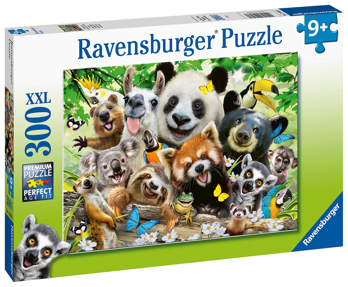 Ravensburger Wildlife Selfie Jigsaw Puzzle - 300 Pieces, Age 9+