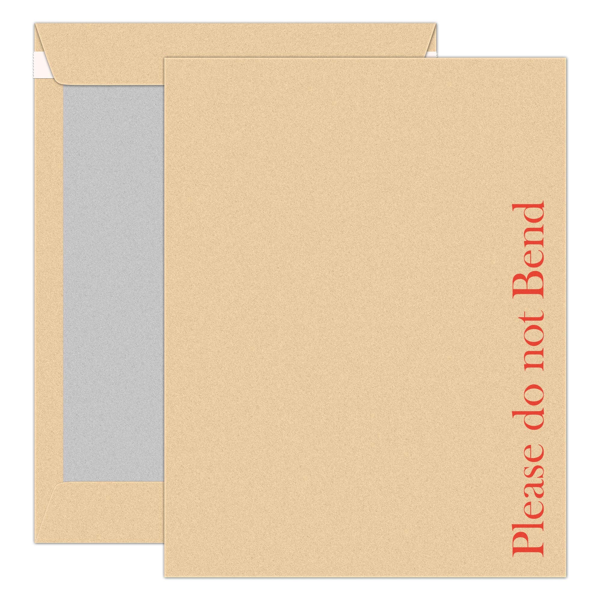 iSOUL 20 Pcs A5 C5 Hard Board Backed Envelopes | 229mm x 162mm Manilla | Peel & Seal 1