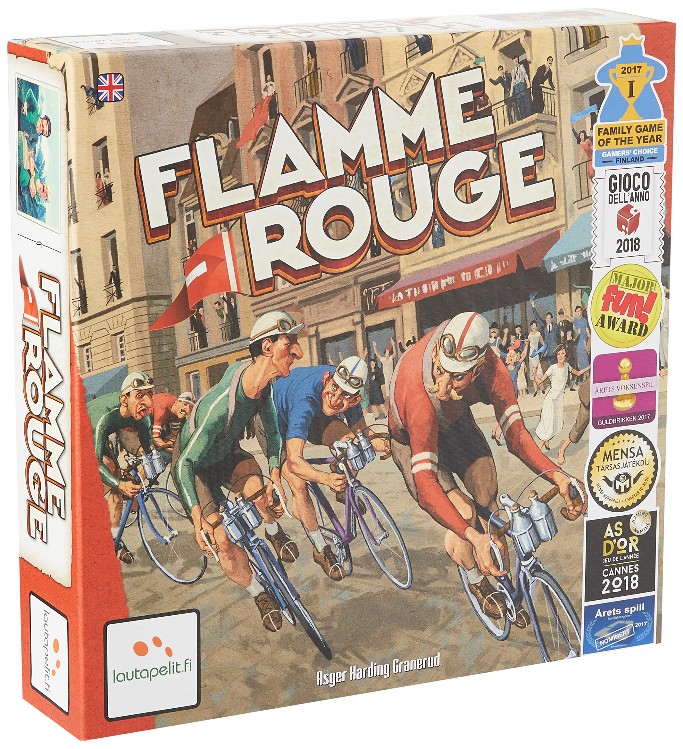 Pegasus Spiele Flamme Rouge Board Game | Ages 8+ | 2-4 Players | 30-45 Min Play Time