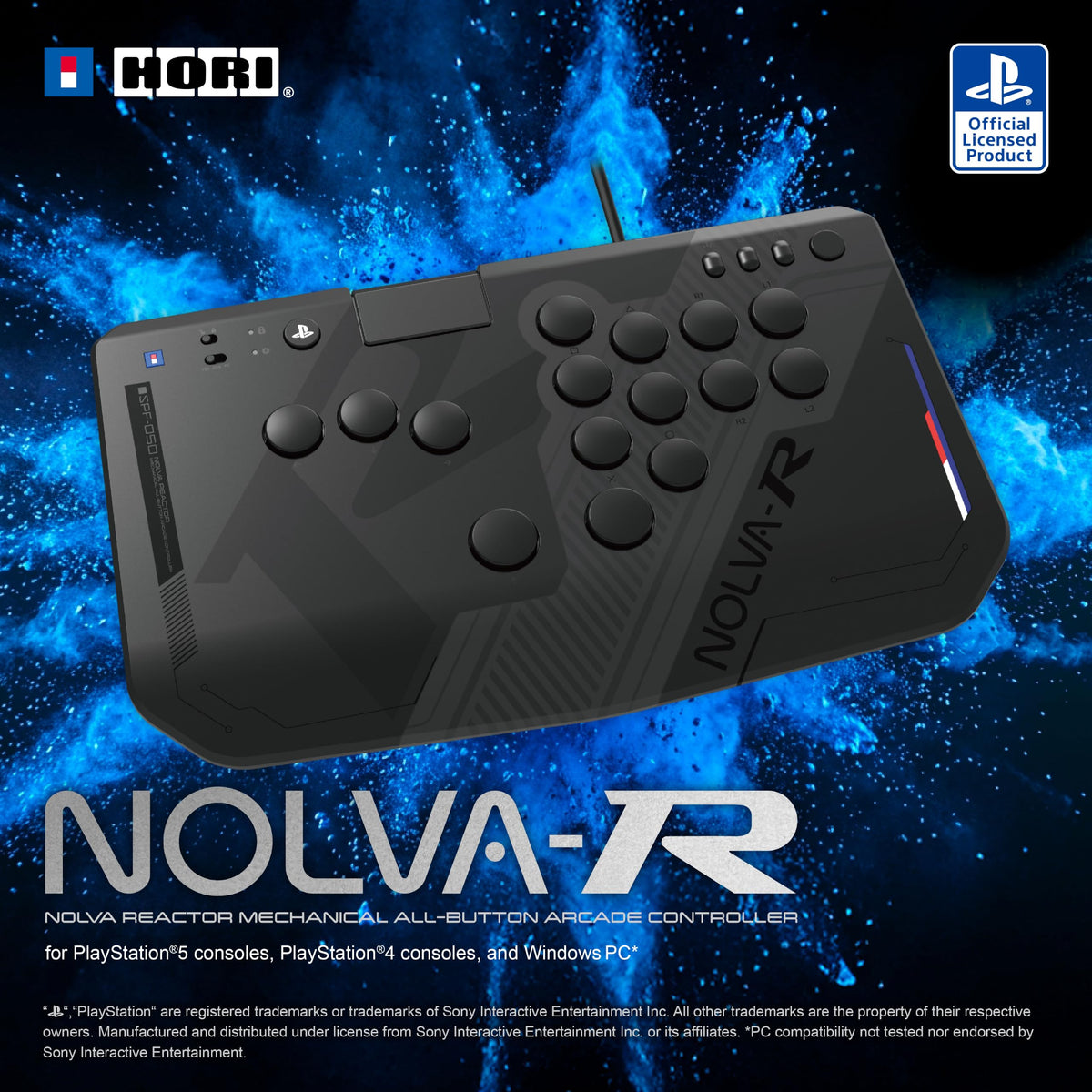 Hori NOLVA REACTOR Mechanical All-Button Arcade Controller [PS5] [PC]