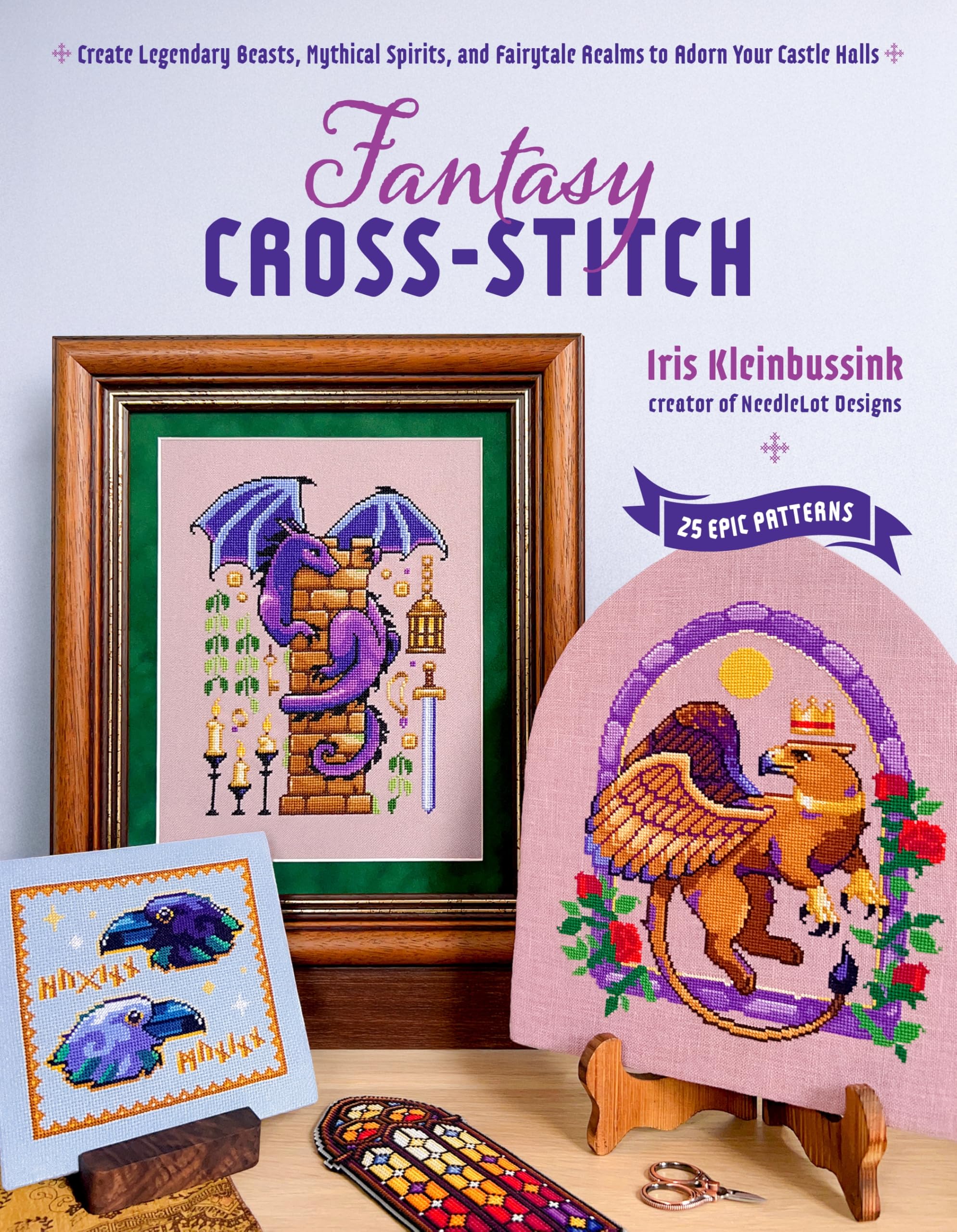 Page Street Publishing Fantasy Cross-Stitch: Create Legendary Beasts, Mythical Spirits, and Fairy-Tale Designs | Paperback 1