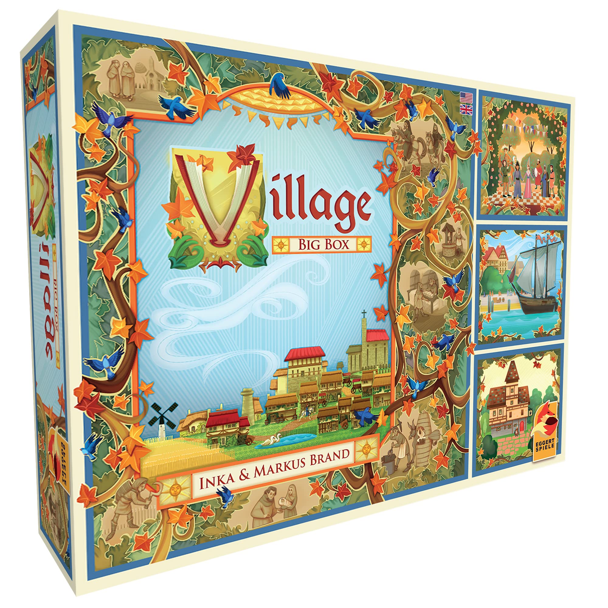 Eggertspiele Village 2nd Edition - Big Box Board Game 1