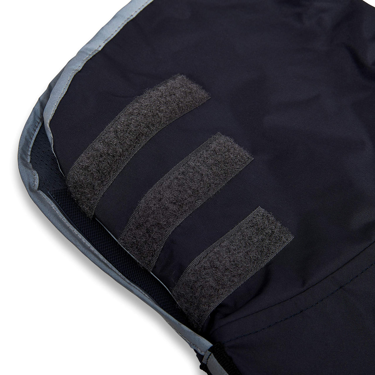 Petface Showerproof Fold Away Dog Rain Jacket - Navy Blue, 45 cm