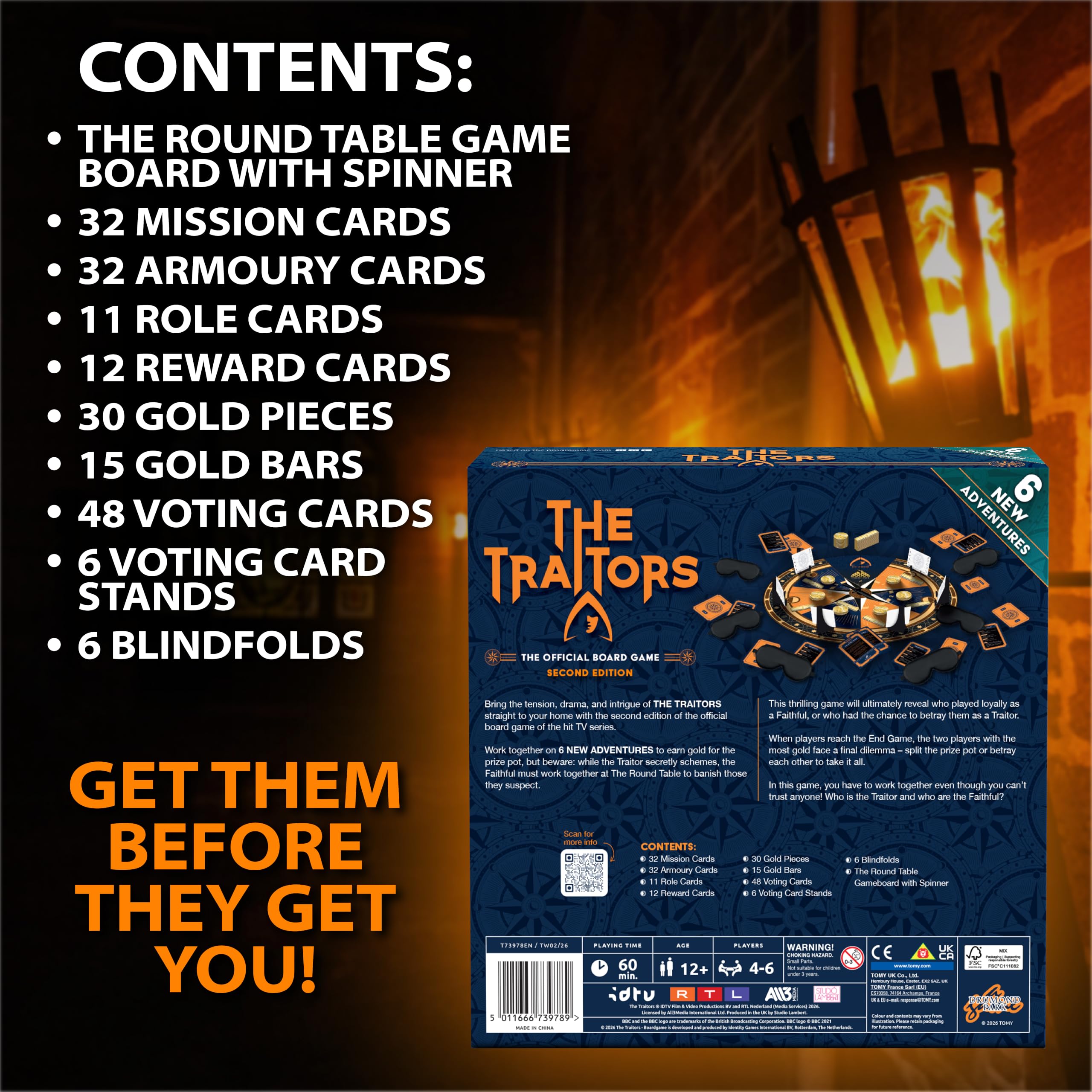 The Traitors Board Game - Second Edition | Social Deduction Strategy Game for Ages 12+ 6