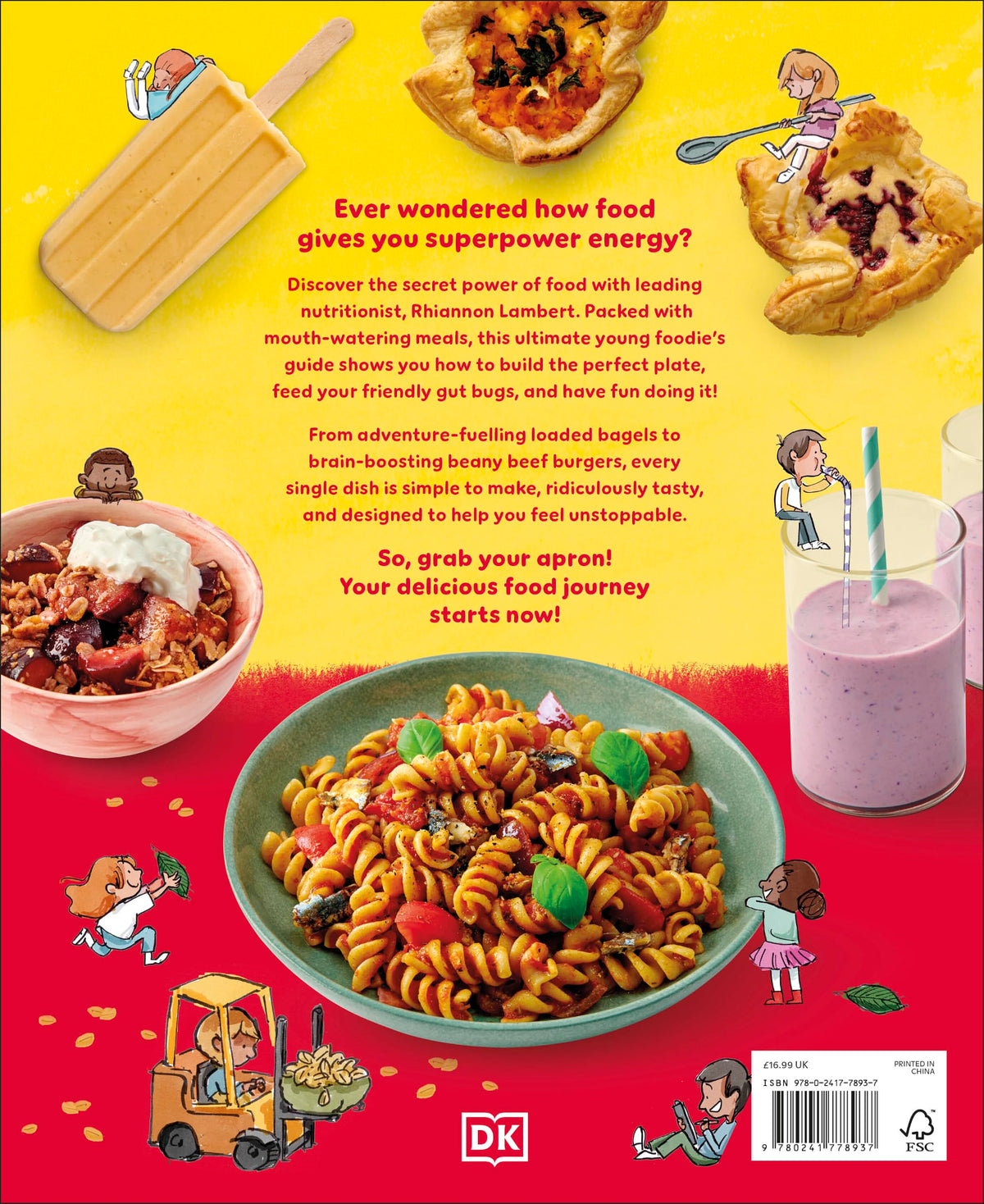 DK Rhiannon Lambert's Ready, Set, Cook! - Children's Nutrition Cookbook, 30 Recipes, Ages 6-8