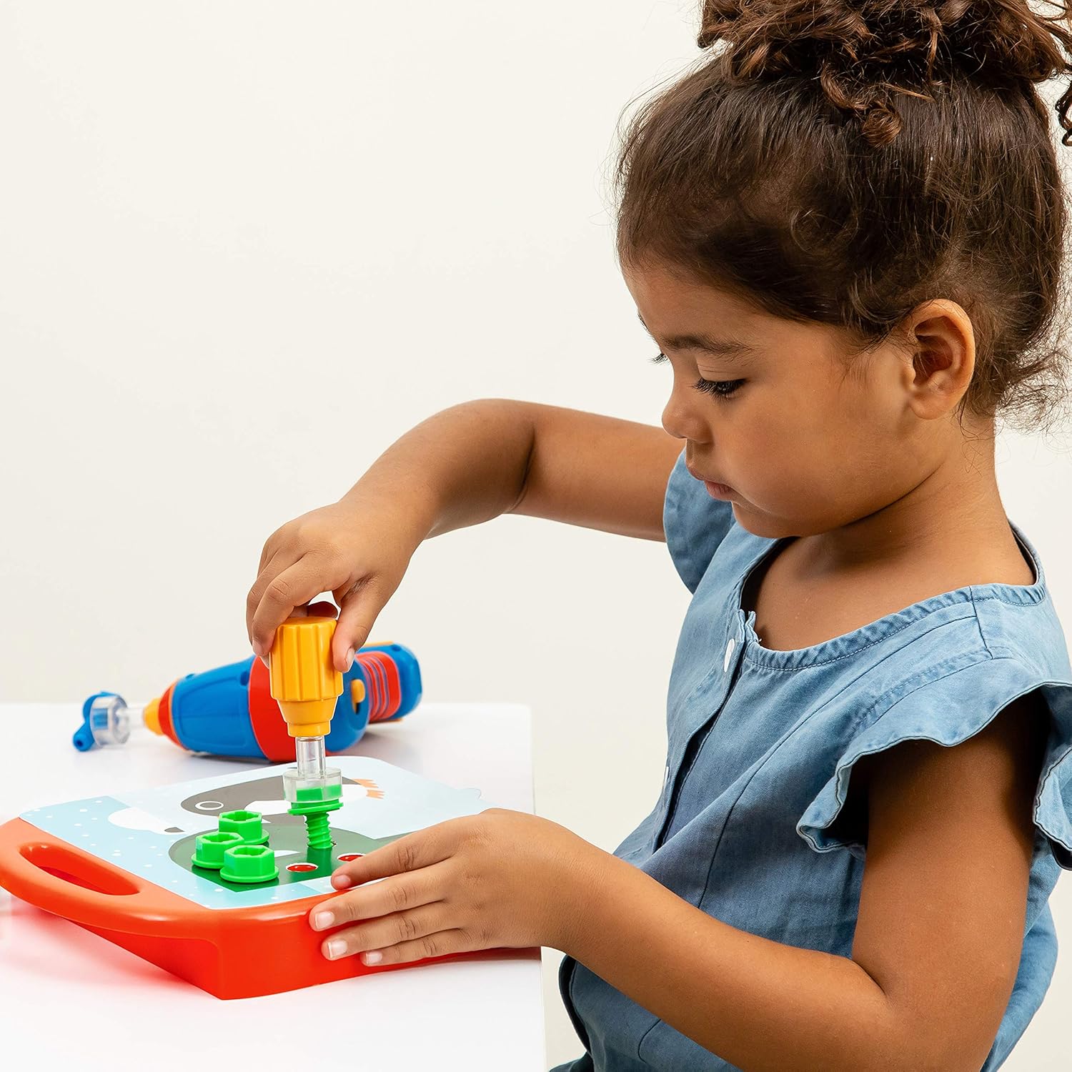 Learning Resources Design & Drill ABCs & 123s - Educational Building Playset for Ages 3+ 4