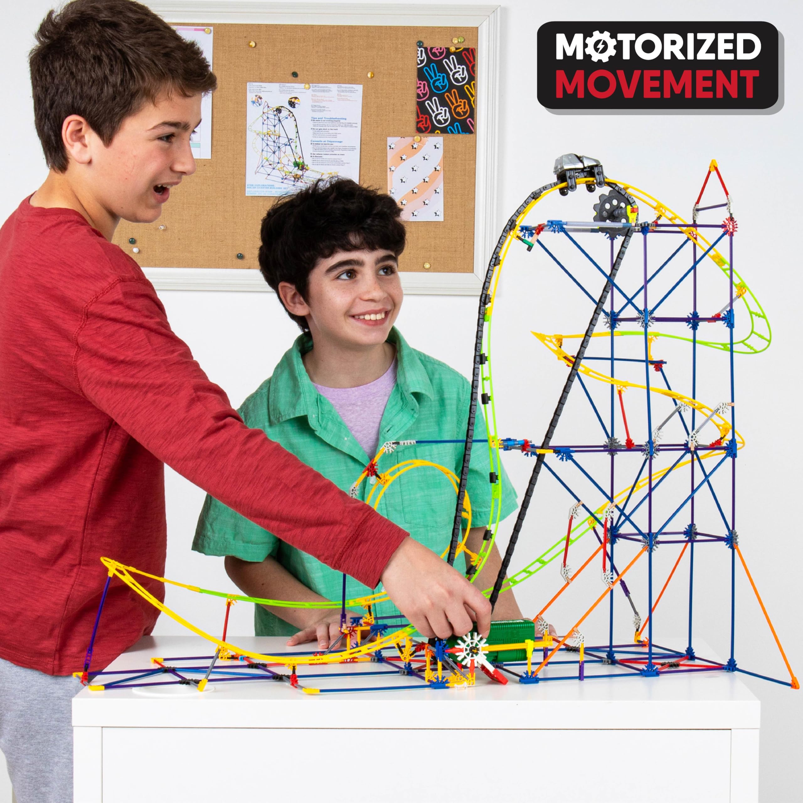 K"nex STEM Explorations Roller Coaster Building Set - Motorized Educational Playset for Ages 8+ 8