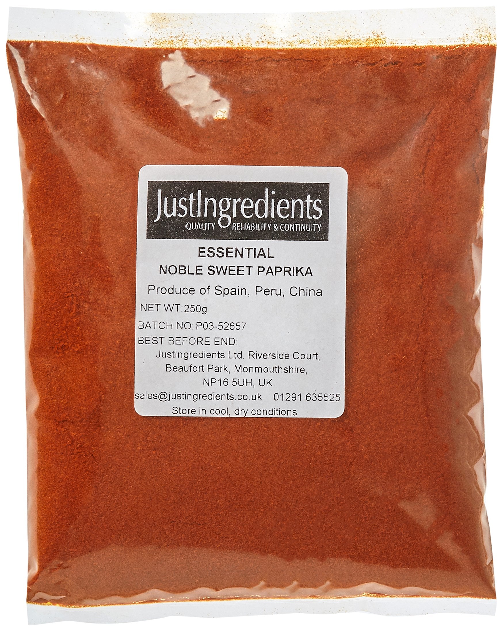 JustIngredients Noble Sweet Paprika Powder - 250g | Versatile Savoury Seasoning 1