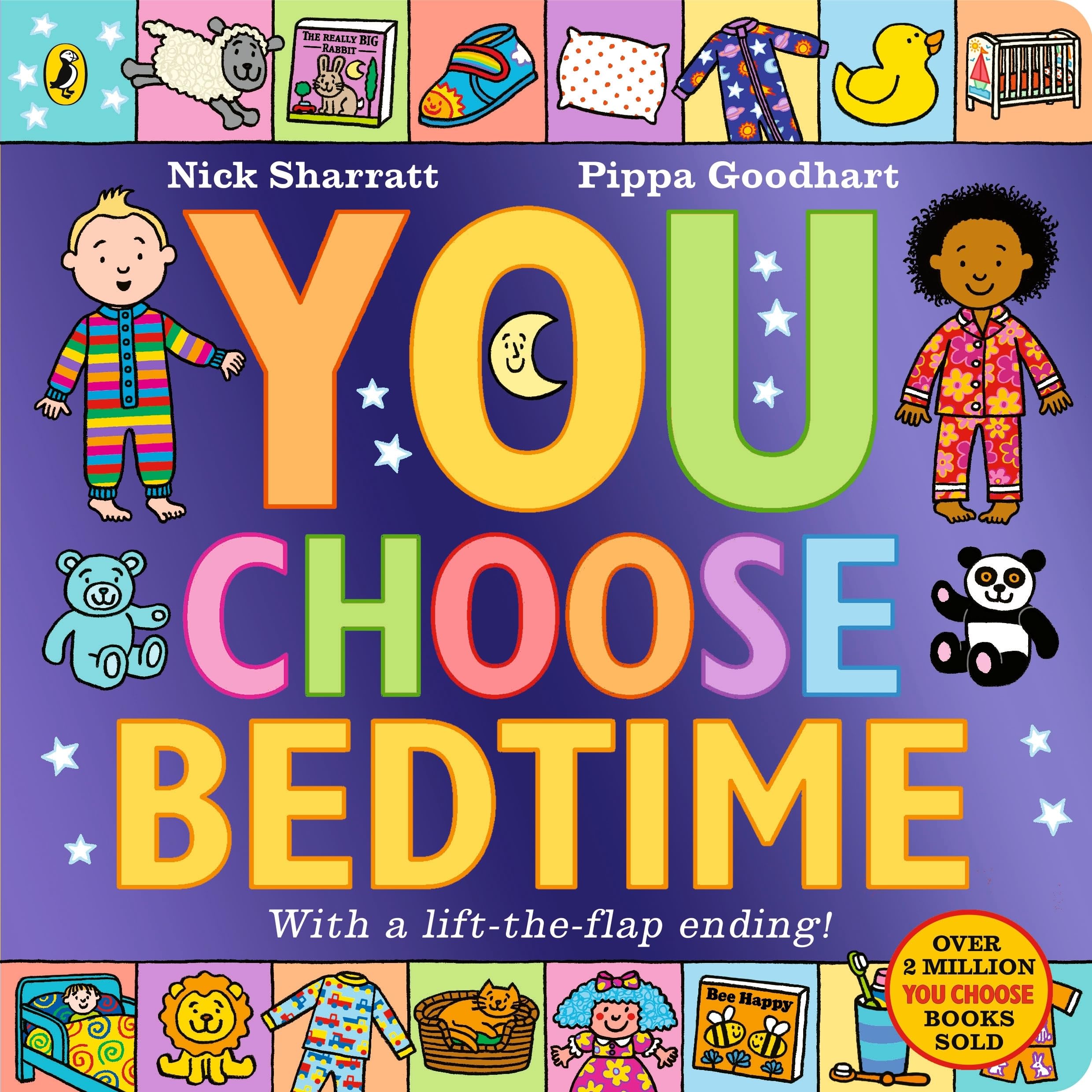 Puffin You Choose Bedtime - Interactive Board Book for Toddlers Ages 2-4