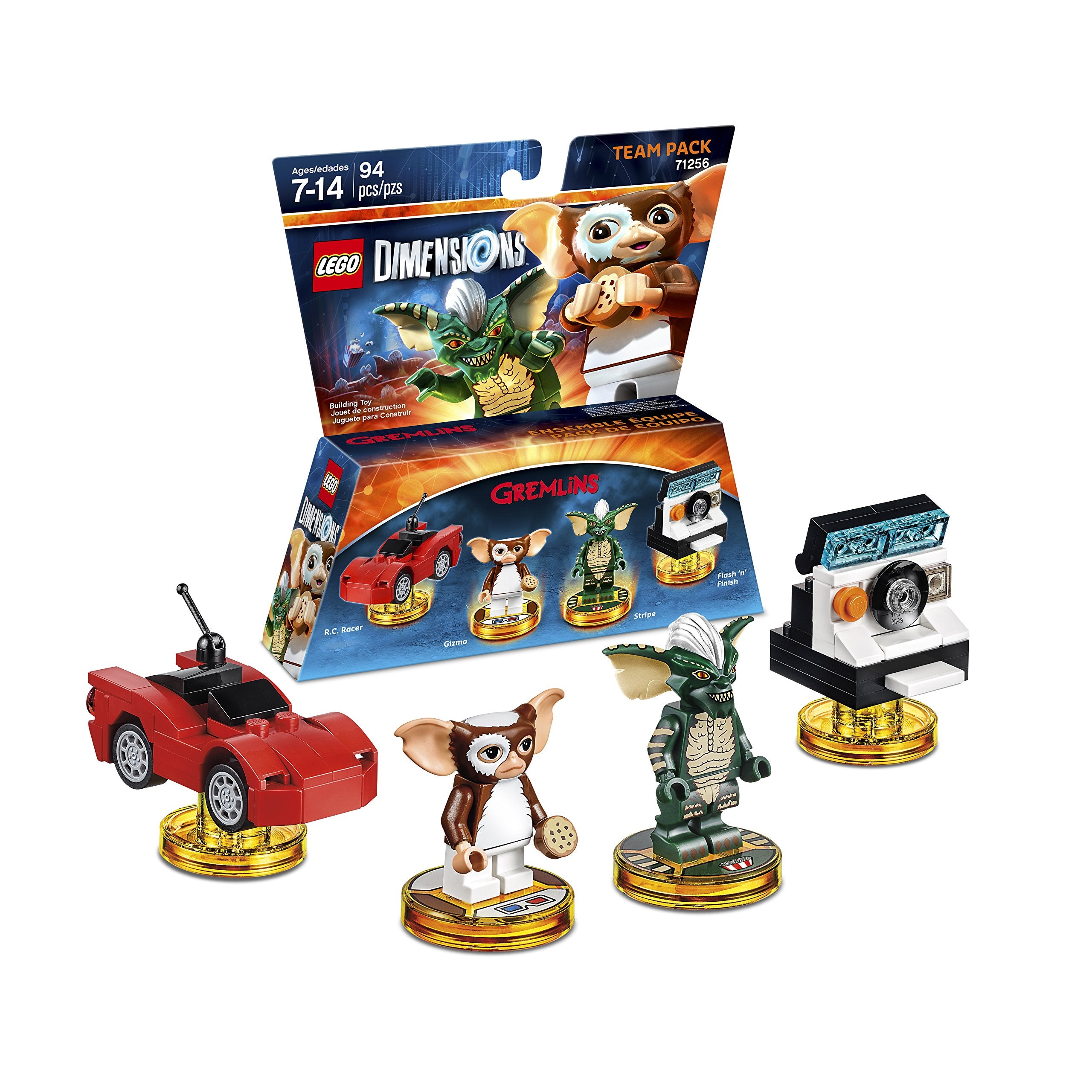 LEGO Dimensions: Gremlins Team Pack - Buildable Gizmo & Stripe with Vehicles, Ages 7+ 5