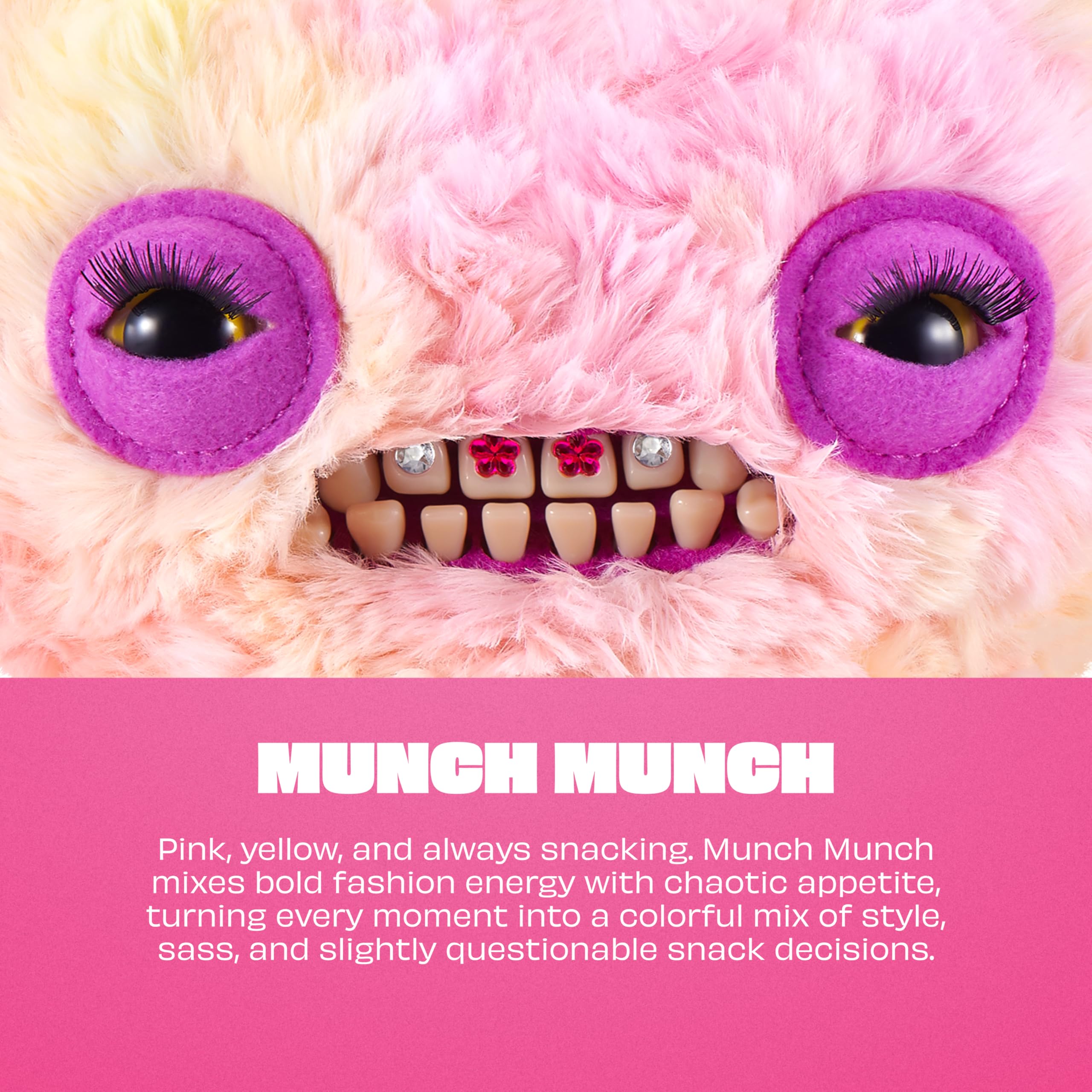 Fuggler Munch Munch Soft Doll - 9 Inch Collectible Plush with Human-Like Teeth | Polyester | Unisex Children 3