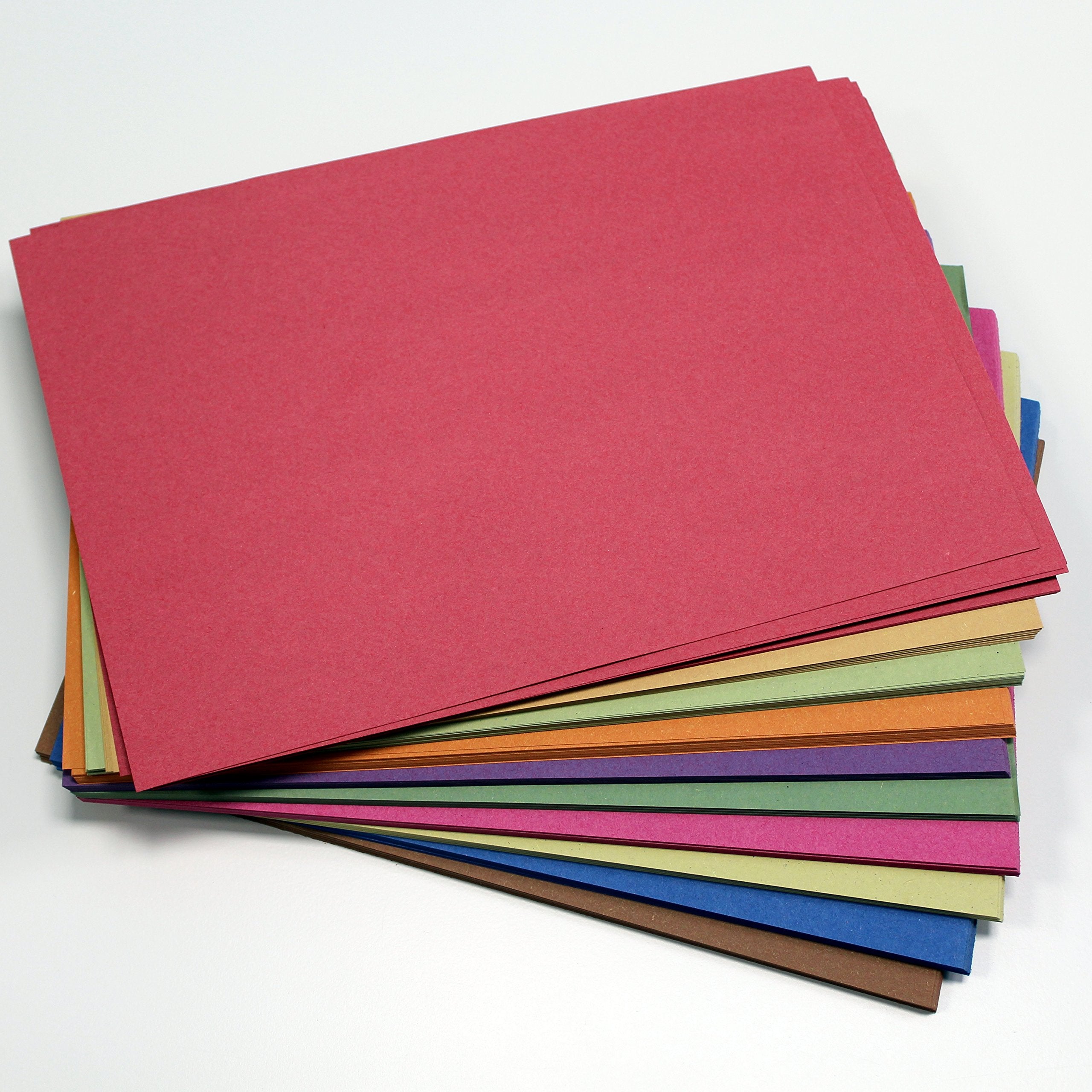 Be Creative A3 Recycled Sugar Paper - 10 Colours, 100gsm, 100 Sheets | Ideal for Pastel & Chalk 1