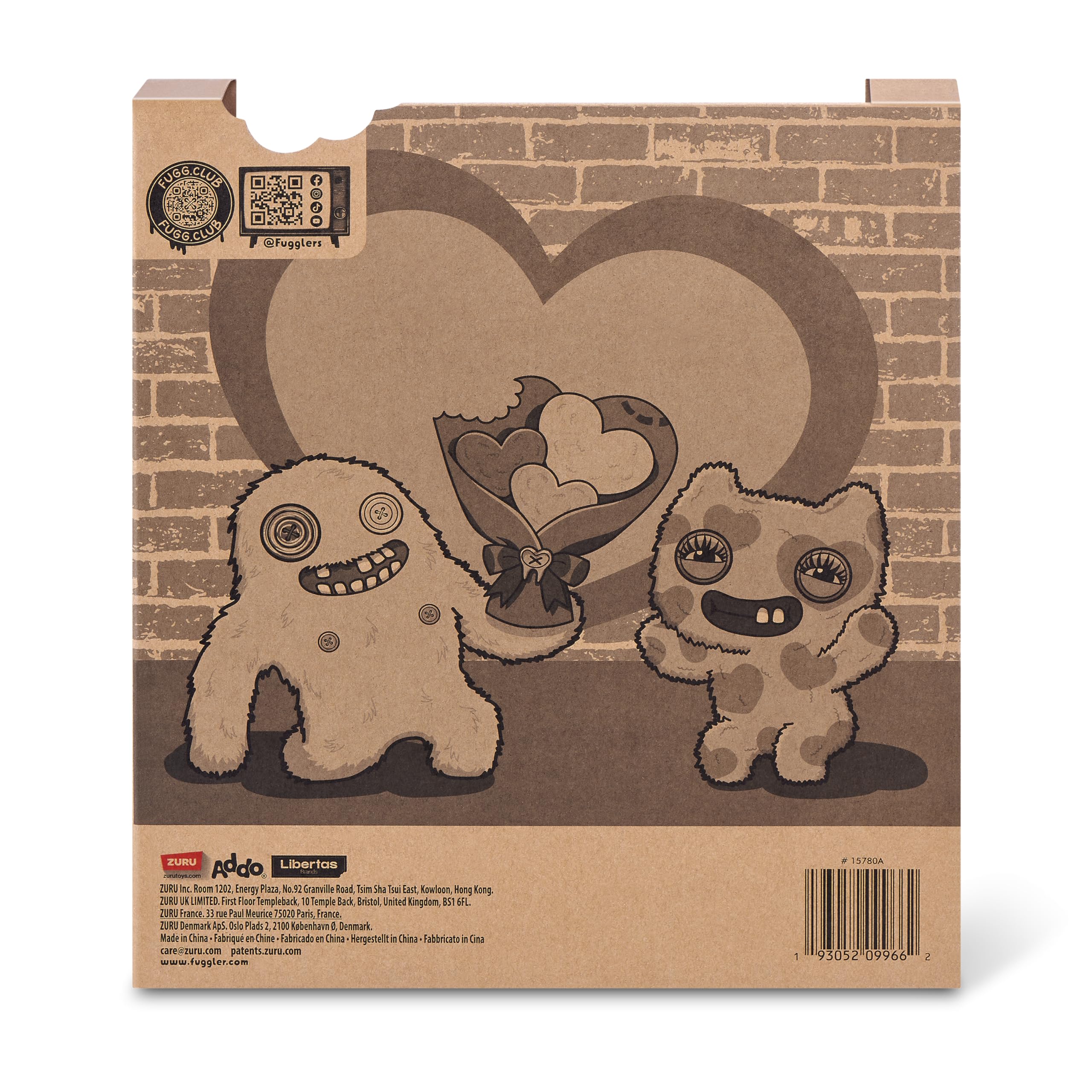 Fuggler Soft Dolls - 2 x 9 inch & 1 x 3.5 inch Collectible Plush Set | Multicolor | Polyester 9
