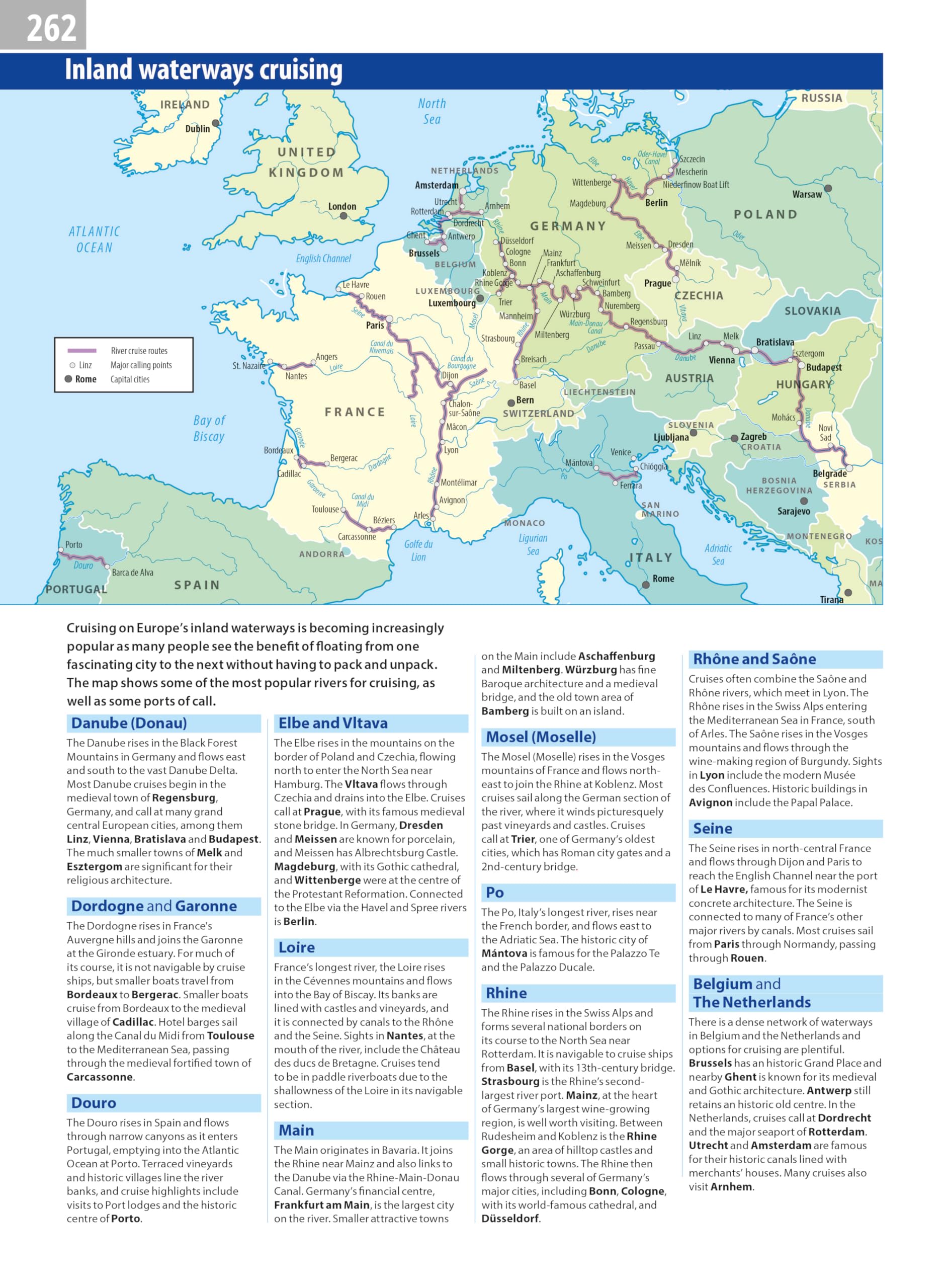 Philip's Philip's 2027 Easy to Read Multiscale Road Atlas of Europe - A4 Spiral Edition 7
