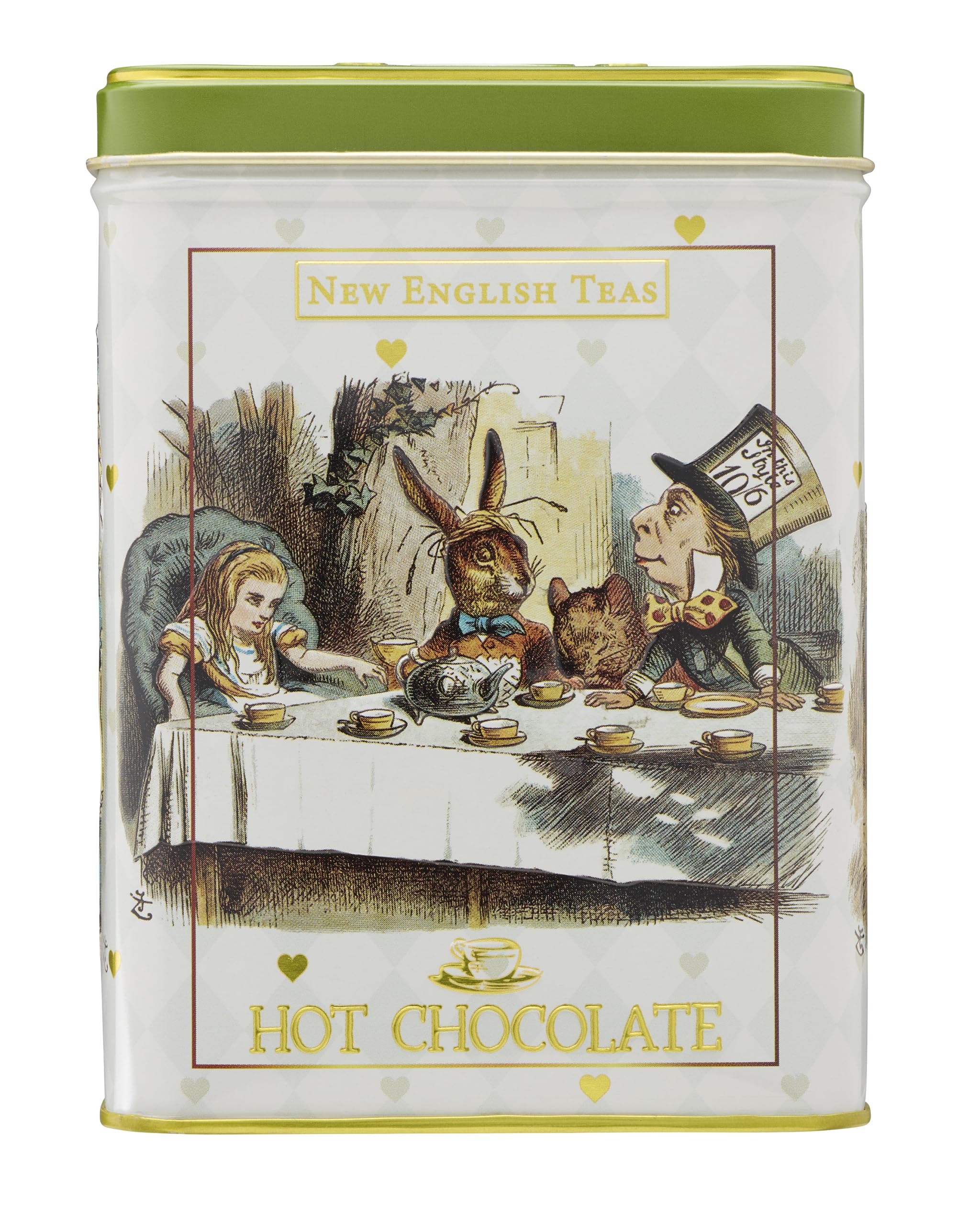New English Teas Alice in Wonderland Hot Chocolate Tin - Rich Powder Mix | 250g 1