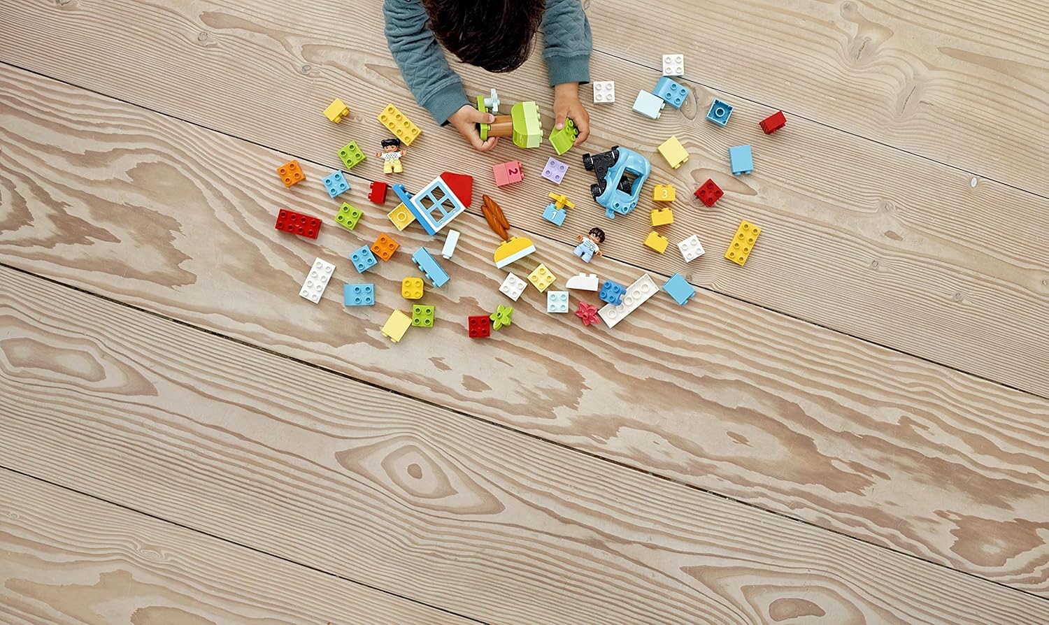 LEGO DUPLO Classic Brick Box 10913 - Educational Building Set for Toddlers 18 Months+ 23