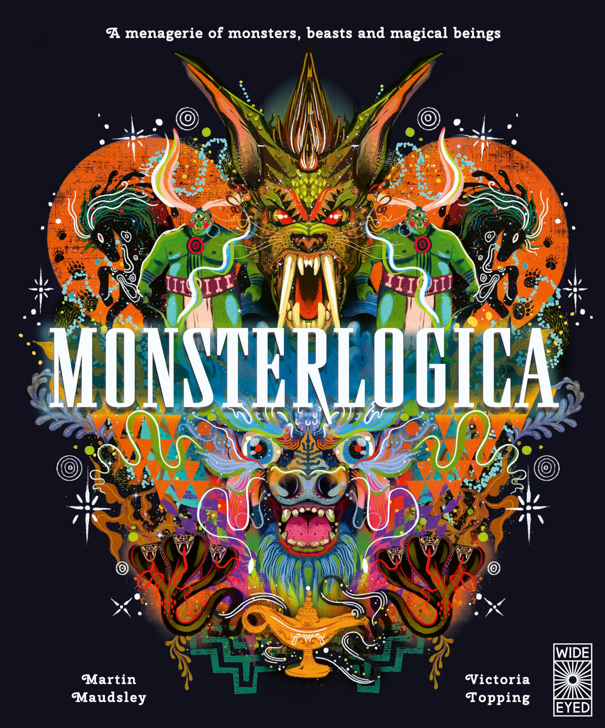 Wide Eyed Editions Monsterlogica: A Menagerie of Monsters, Beasts and Magical Beings - 50 Creatures - Ages 8–12
