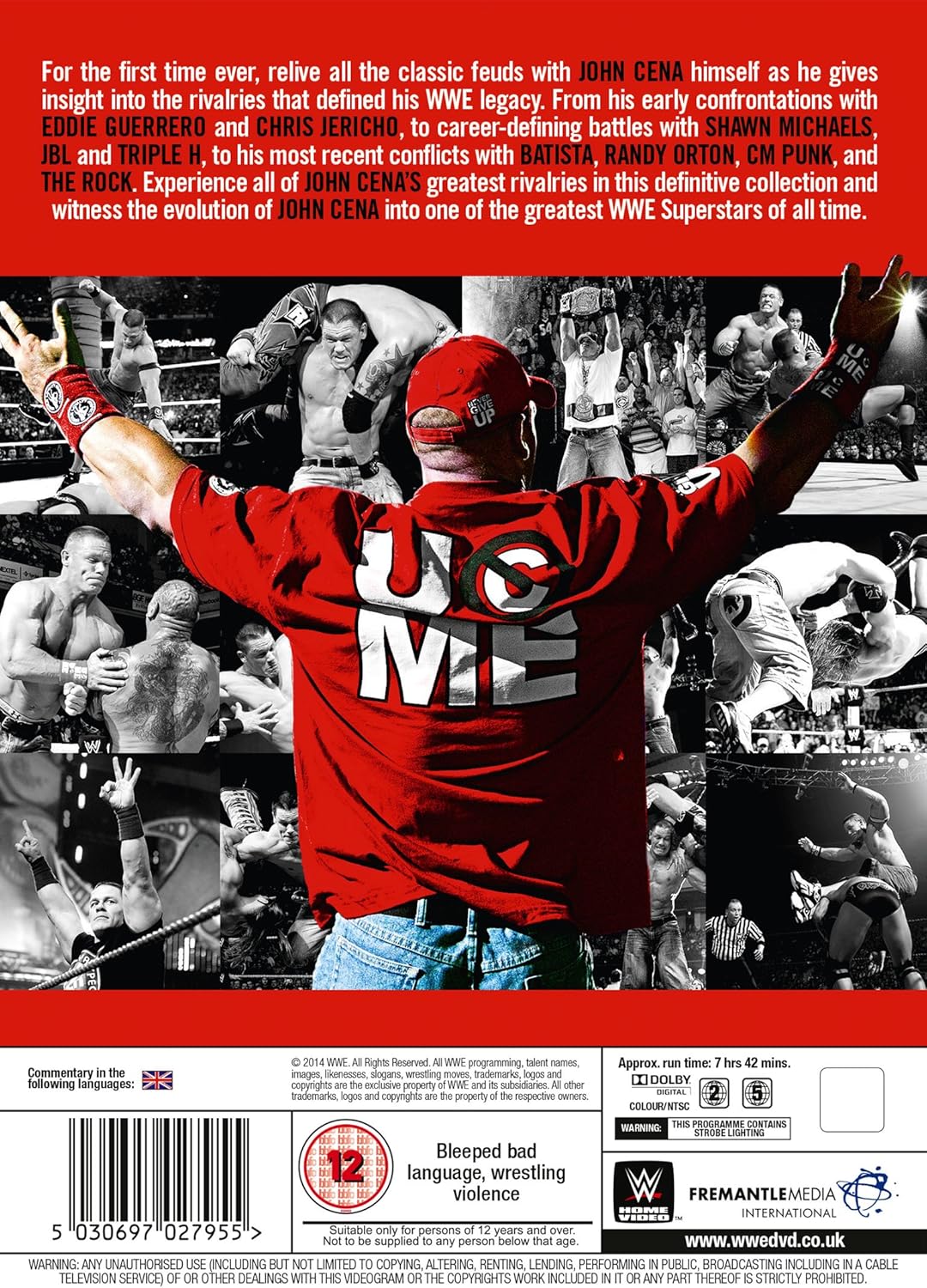 WWE: John Cena - Greatest Rivalries (2014) - DVD (Region 2)