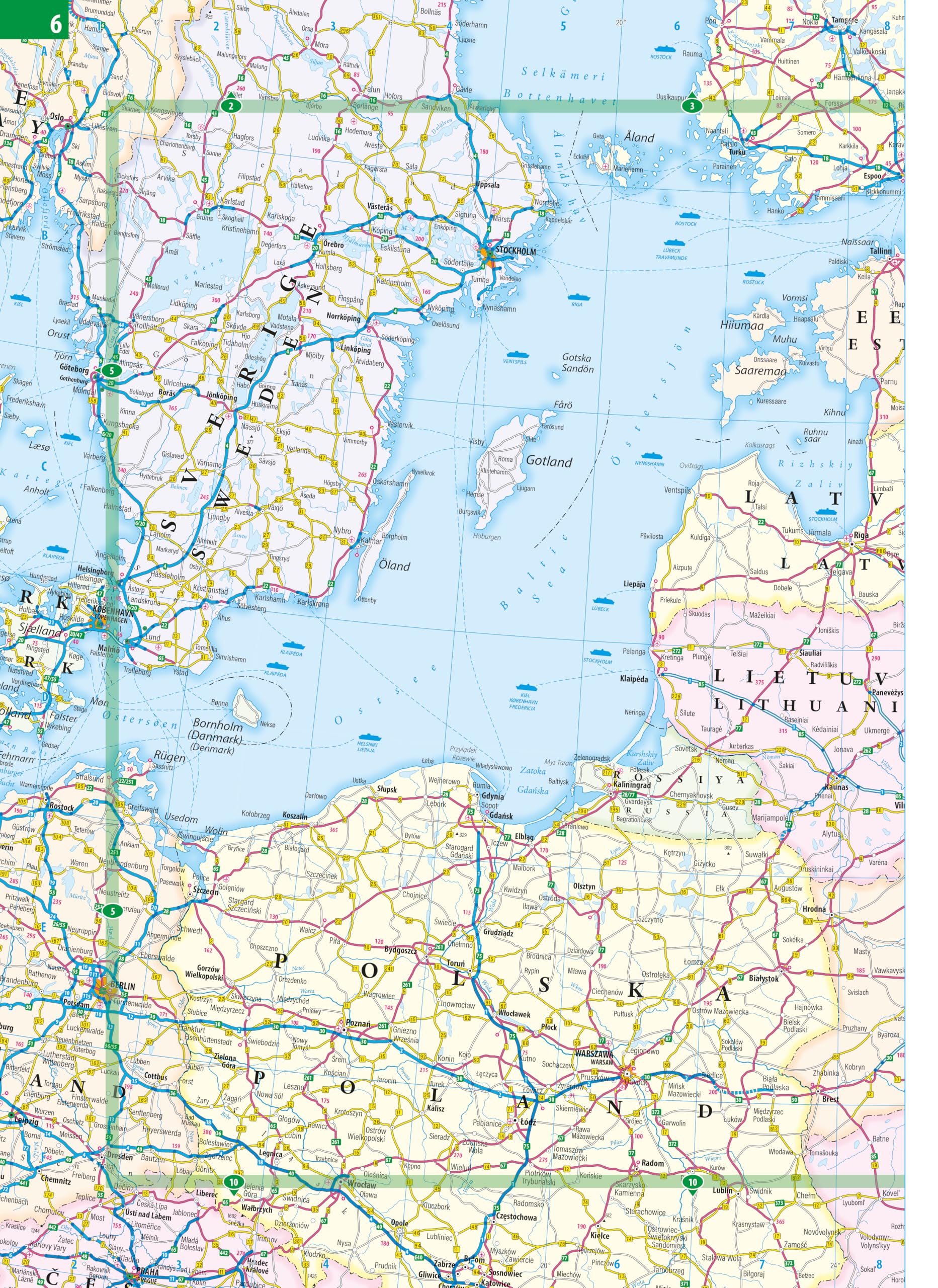 Philip's 2027 Big Road Atlas of Europe - Easy-Read Mapping | A3 Spiral Edition 3