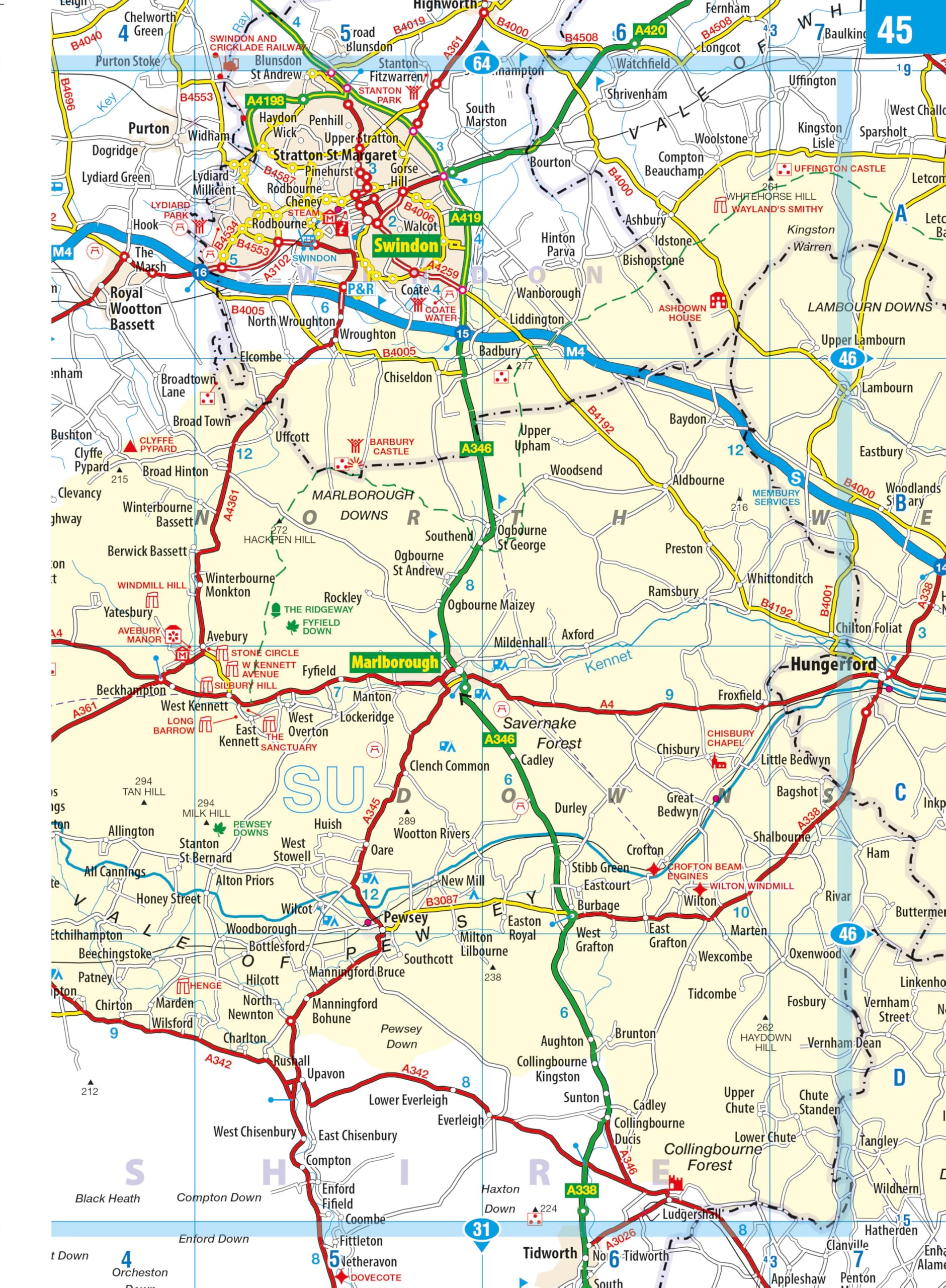 Philip's 2026 Easy to Read Road Atlas of Britain - A4 Spiral Bound | 1:150,000 Scale | 352 Pages 4