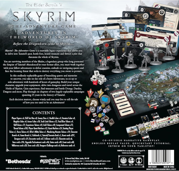 Modiphius The Elder Scrolls: Skyrim - Adventure Board Game