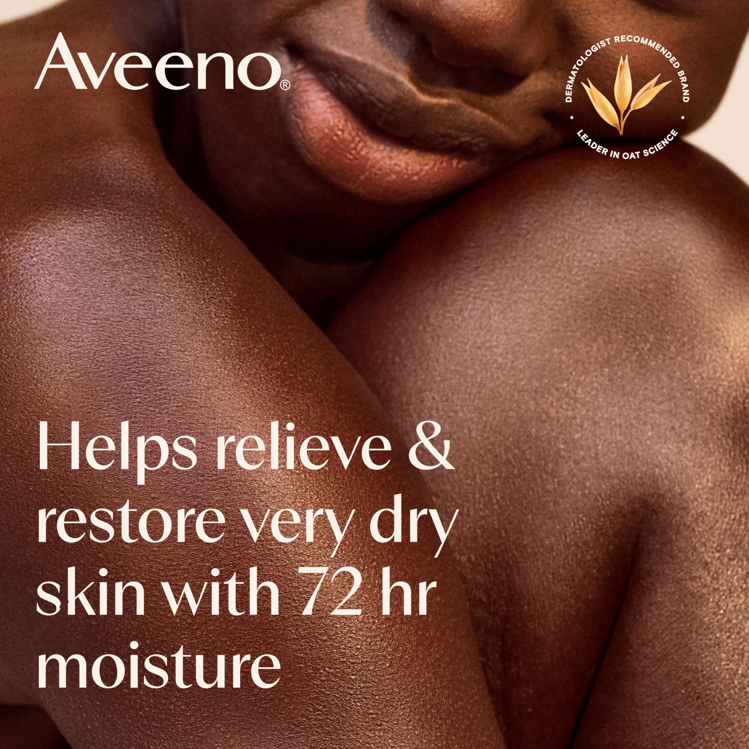 Aveeno Skin Relief Cream for Very Dry & Sensitive Skin | 400 ml | 72 Hour Moisture 2