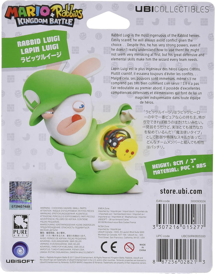 Ubicollectibles Mario + Rabbids Kingdom Battle - Rabbid Luigi 3" Figurine (300093024)