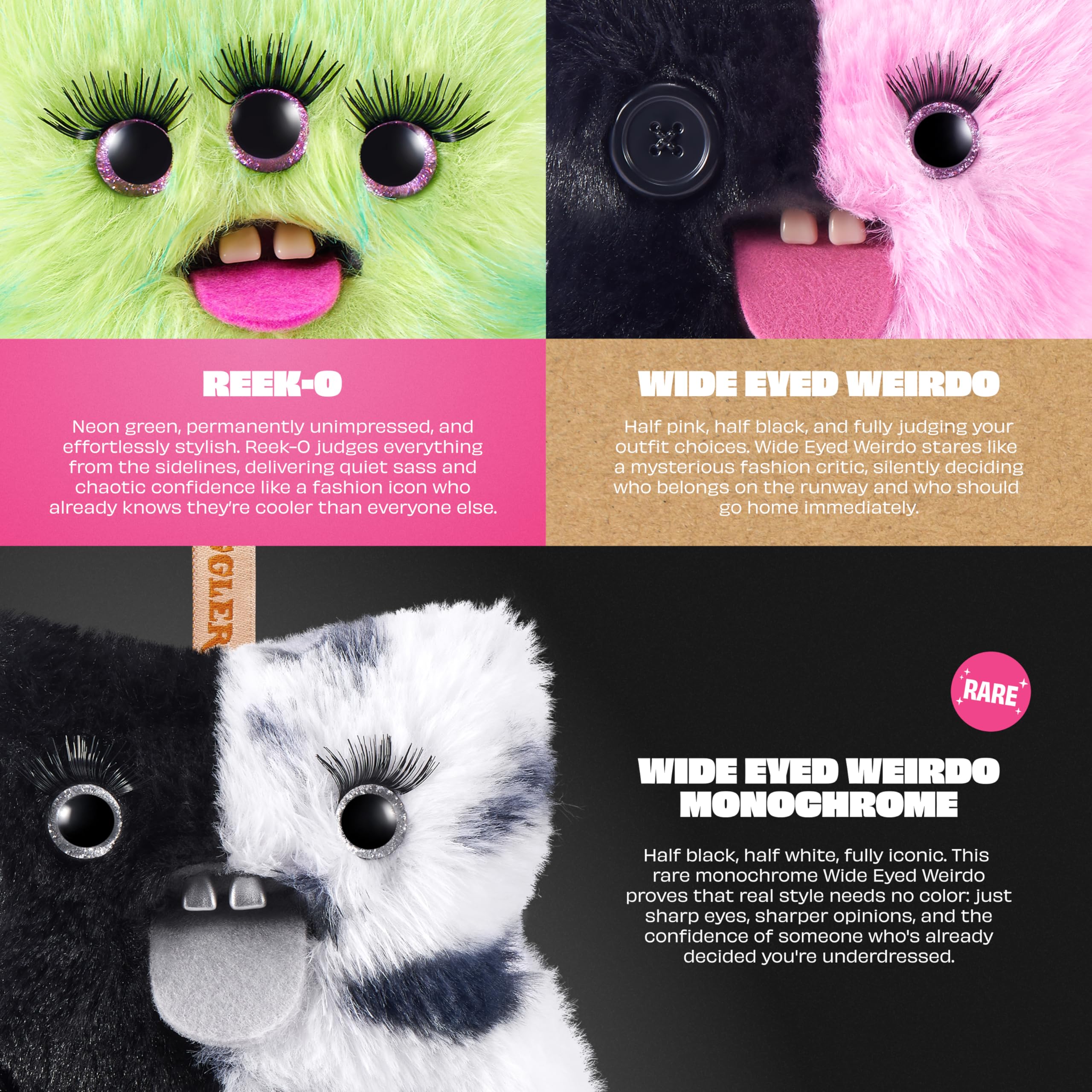 Fuggler Baby Baddies Soft Dolls - 5 Inch Collectible Plush (6 Pack) 4
