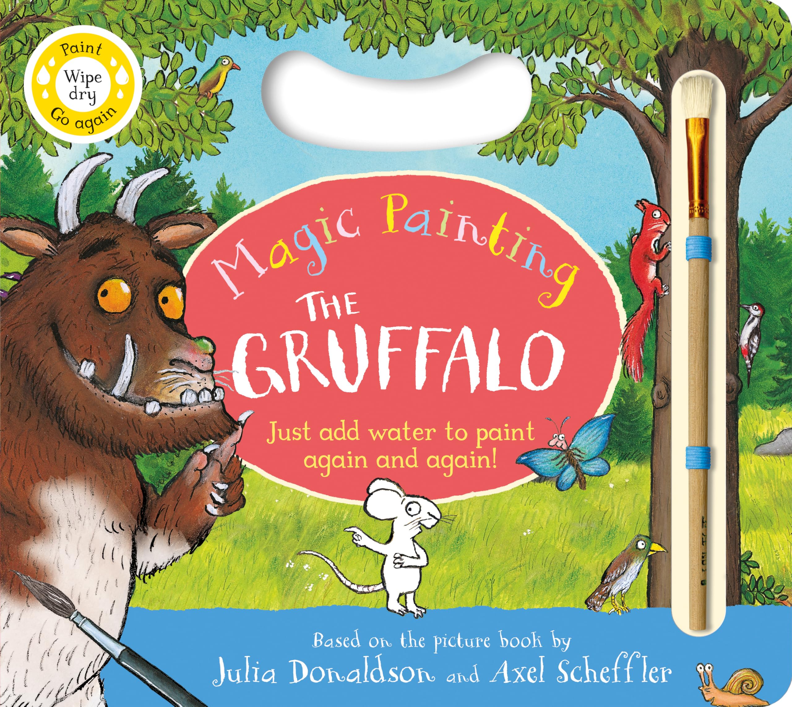 MACMILLAN The Gruffalo Magic Painting Book - Mess-Free Water Painting | Board Book | Ages 2-3 1