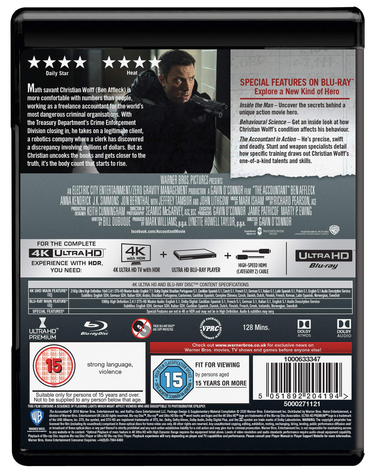 The Accountant [4K Ultra HD]